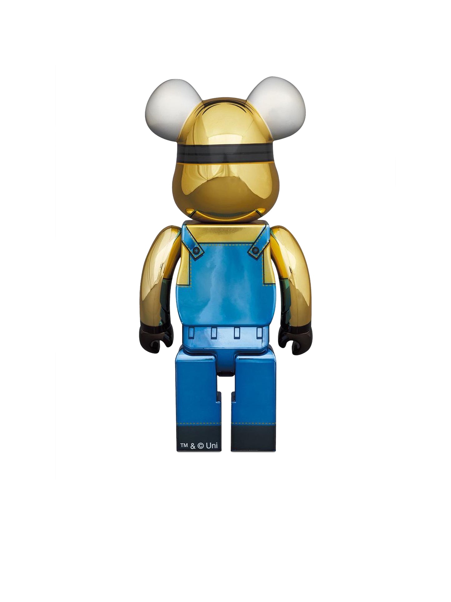Bearbrick Minions Dave 100% & 400% Set Chrome