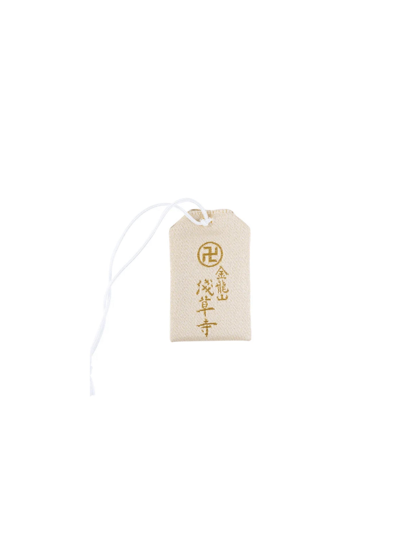 Sensoji Temple Traffic Safety Omamori Beige