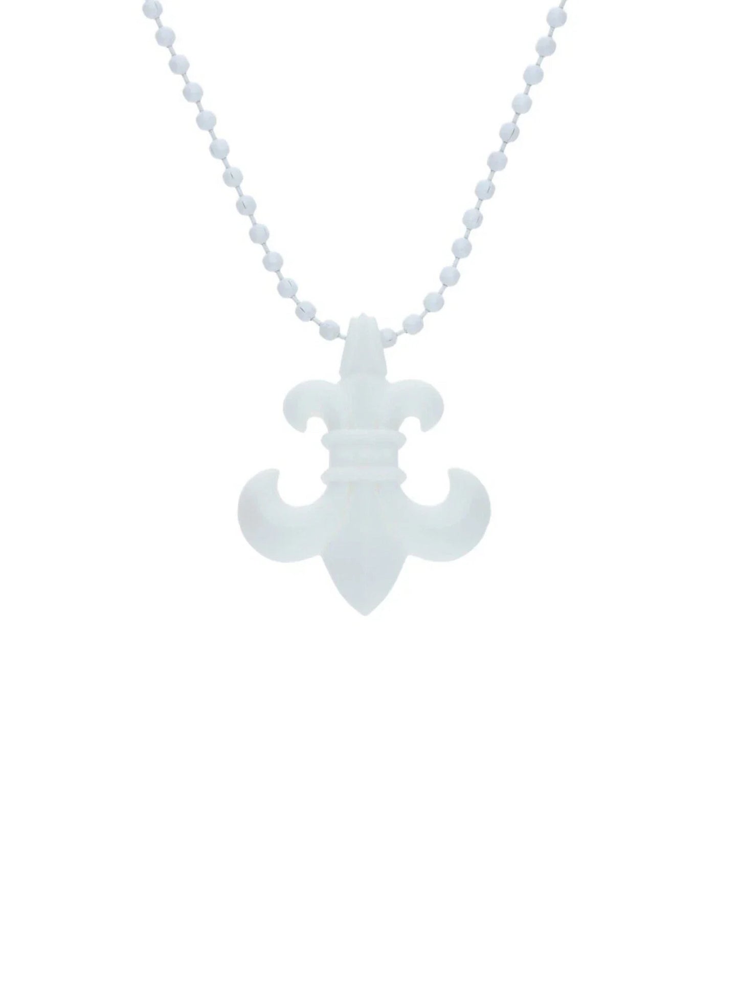 Chrome Hearts Bs Fluer Silicone Pendant White
