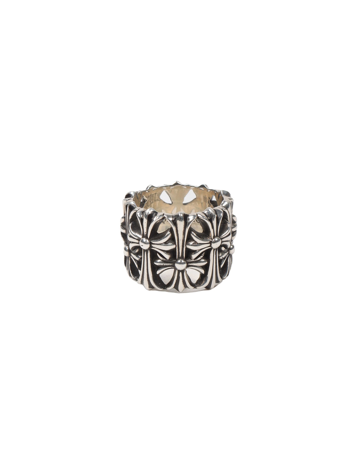 Chrome Hearts Cemetery Silver Ring C111512408-Used US 6