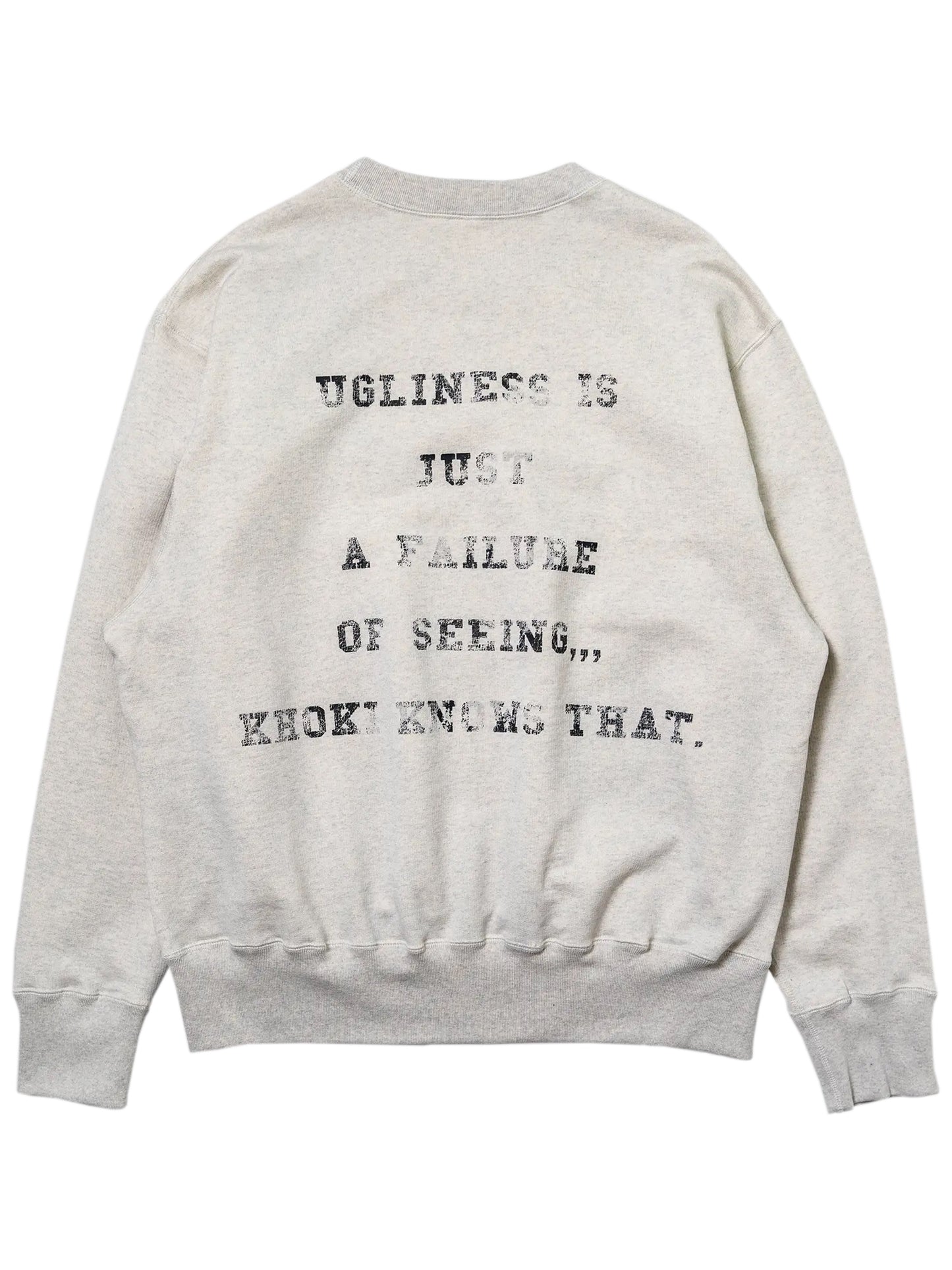 KHOKI Multi embodied-design sweatshirt White