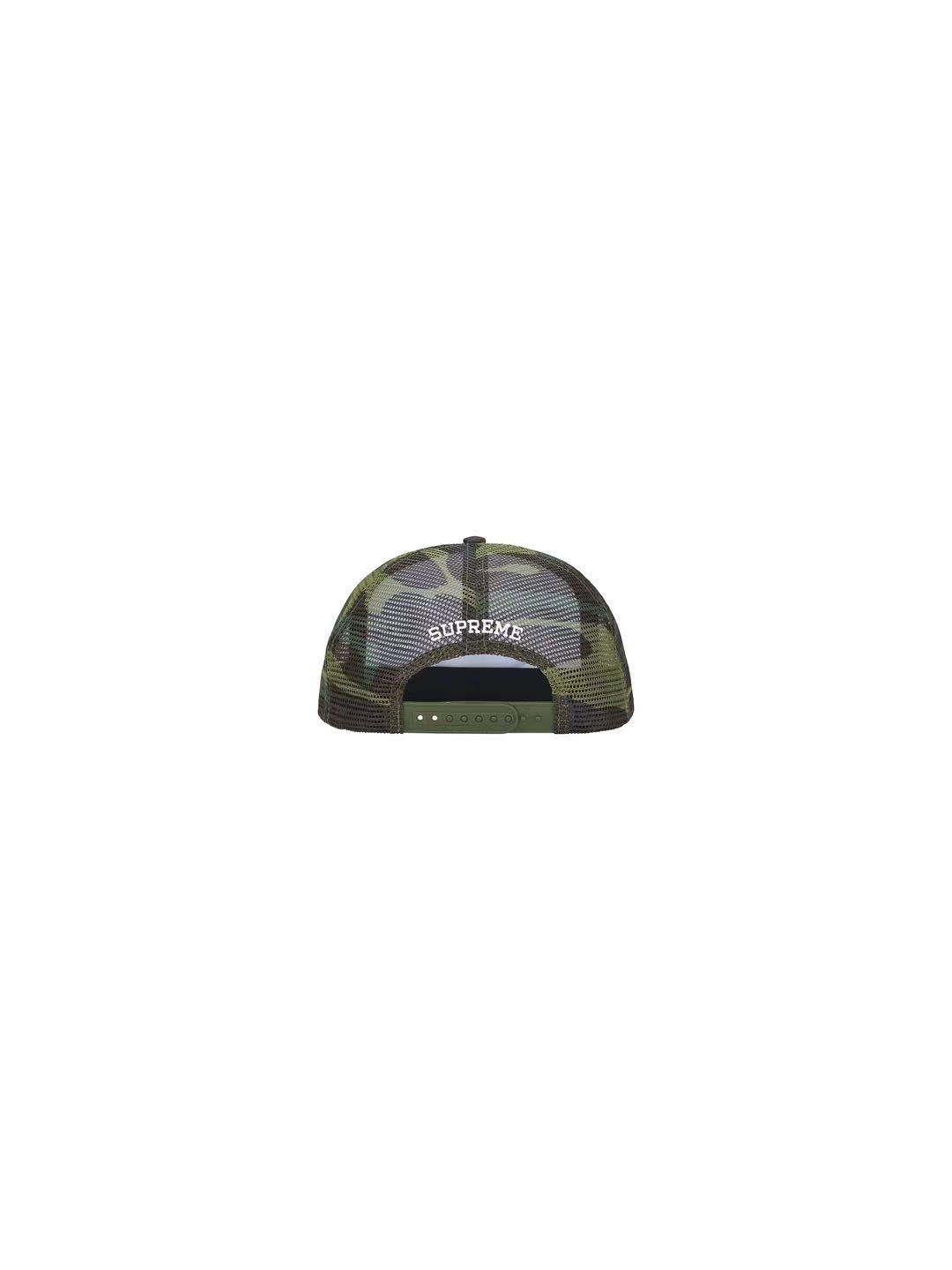 Supreme Playboy Mesh Back 5-Panel Hat Wooland Camo
