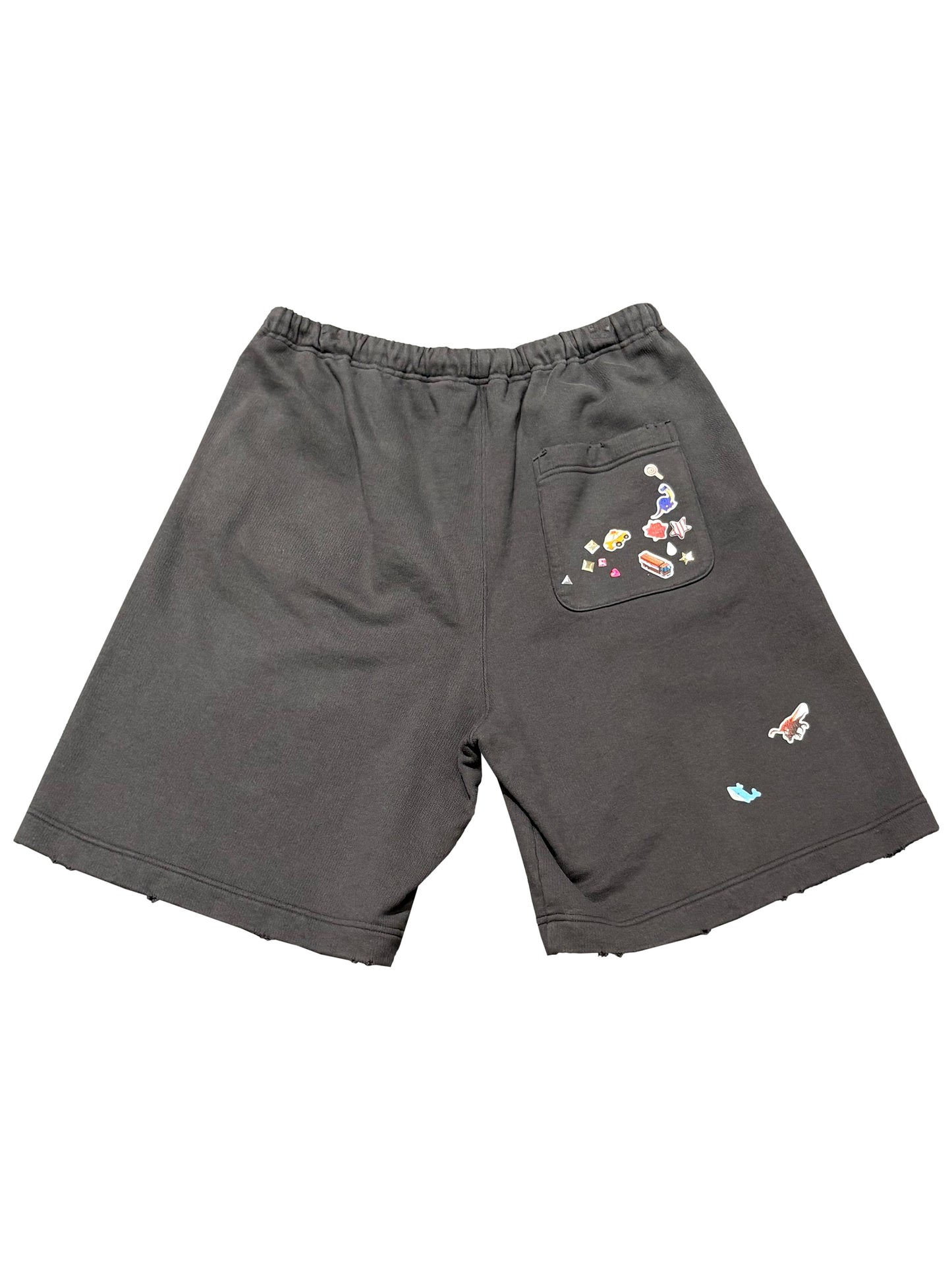Maison MIHARA YASUHIRO Sticker Printed Shorts Black