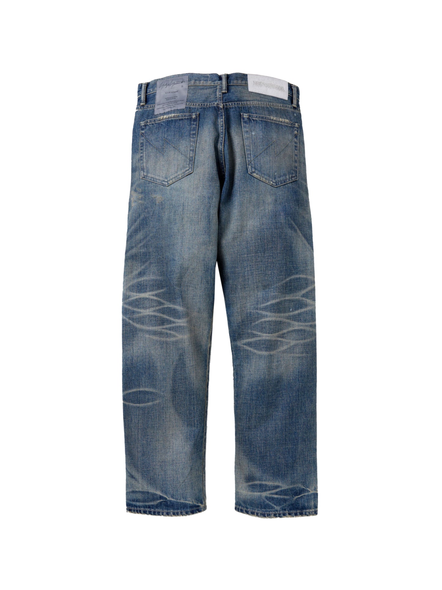 NH X YOHJI YAMAMOTO SAVAGE DENIM DP BASIC PANTS INDIGO