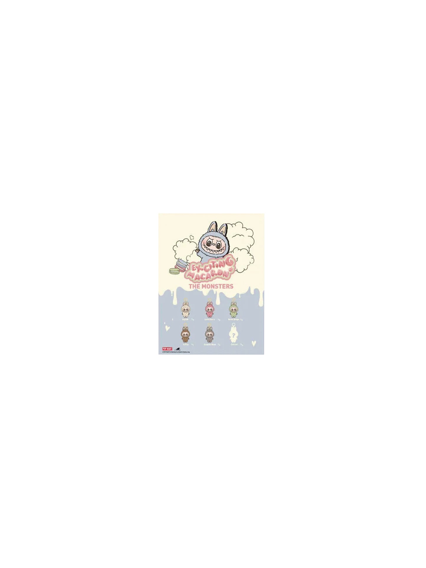 POP MART Labubu The Monsters Tasty Macarons Vinyl Face Sealed Box