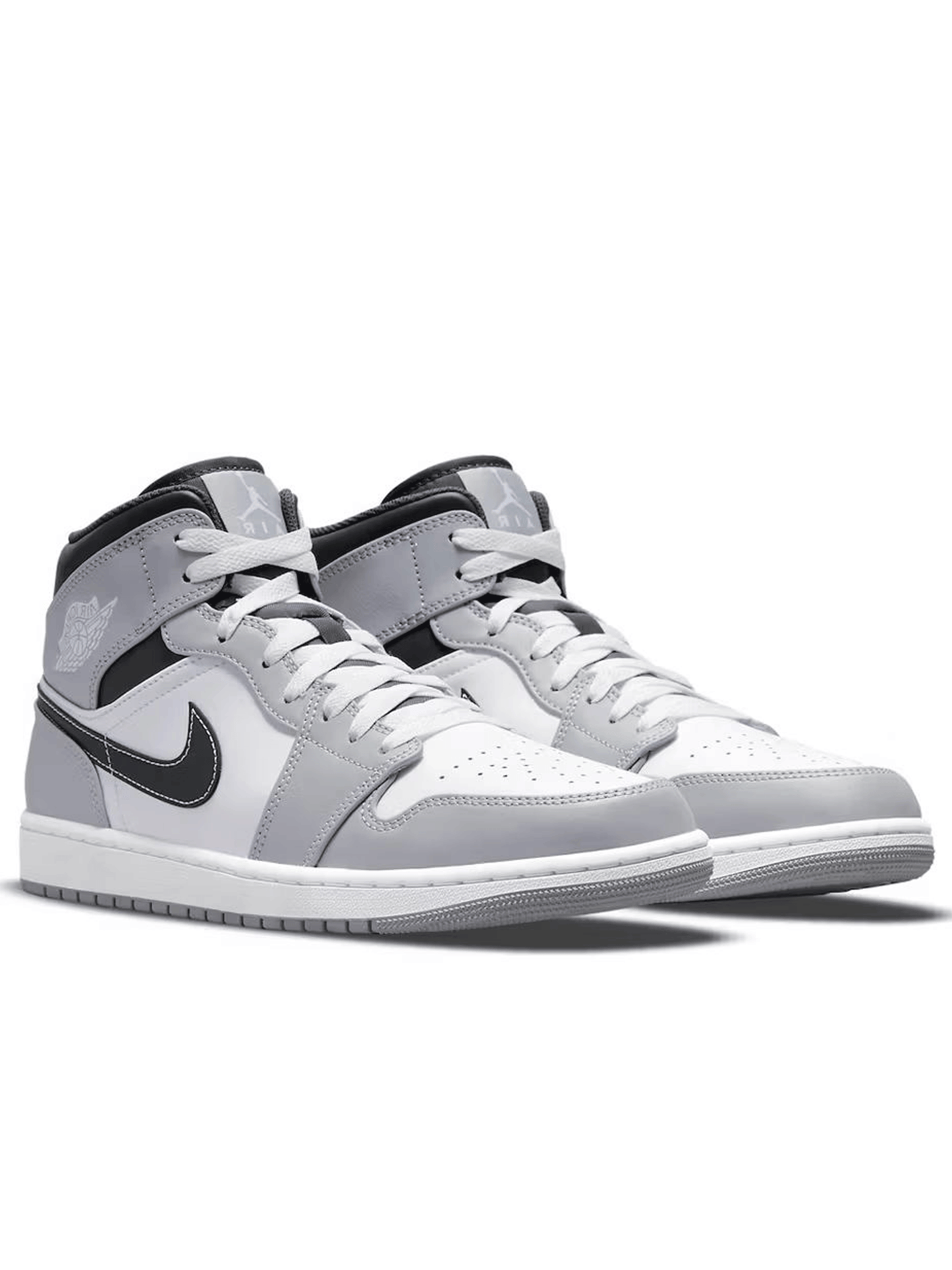 Air Jordan 1 Mid Light Smoke Grey Anthracite 554724-078