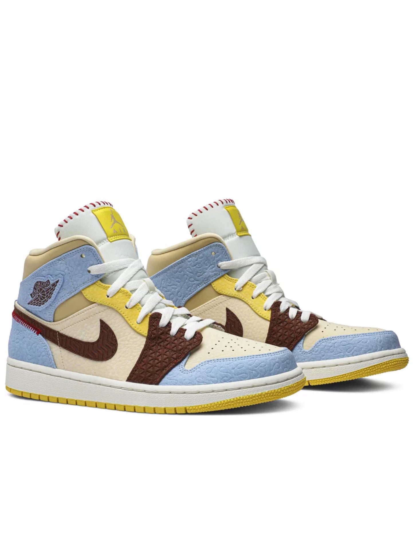 Air Jordan 1 Mid SE Fearless Maison Chateau Rouge CU2803 200