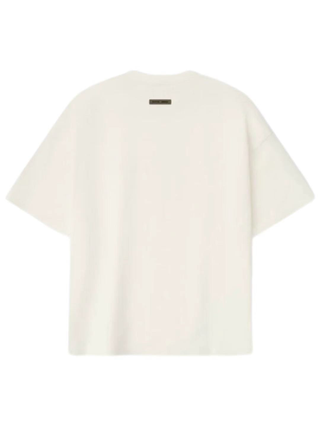 Essentials 25 Holiday Ponte 90s Tee Ivory