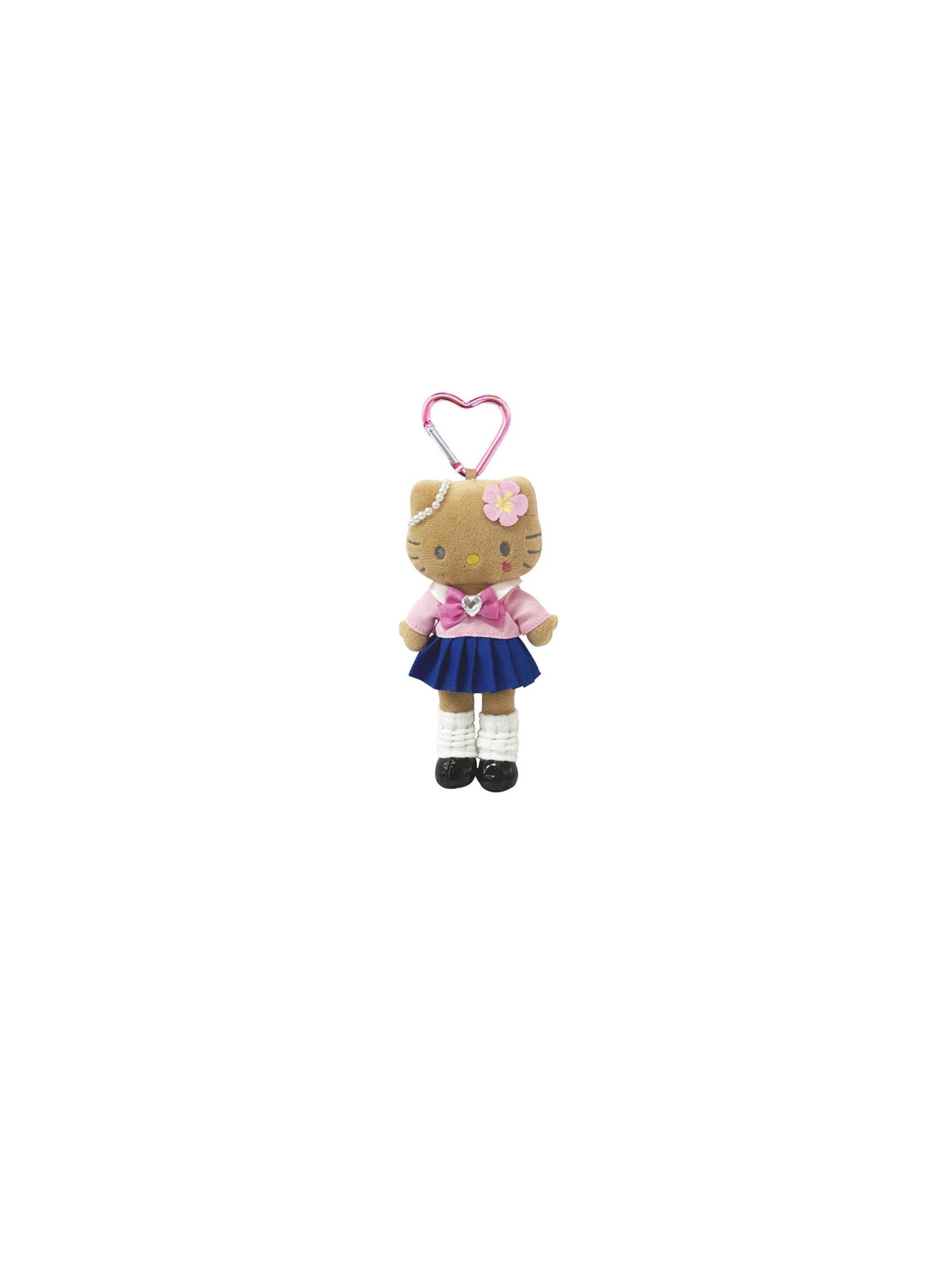 Hello Kitty Long Legs KoGal Brown Sanrio Style Up Mascot Keychain