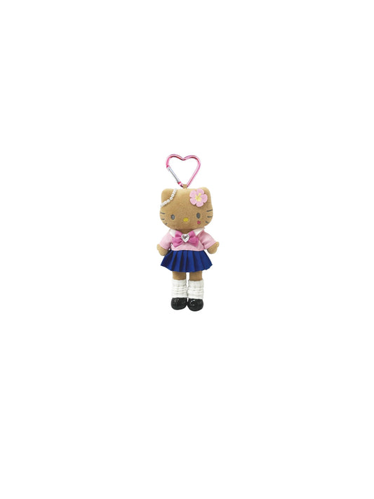 Hello Kitty Long Legs KoGal Brown Sanrio Style Up Mascot Keychain