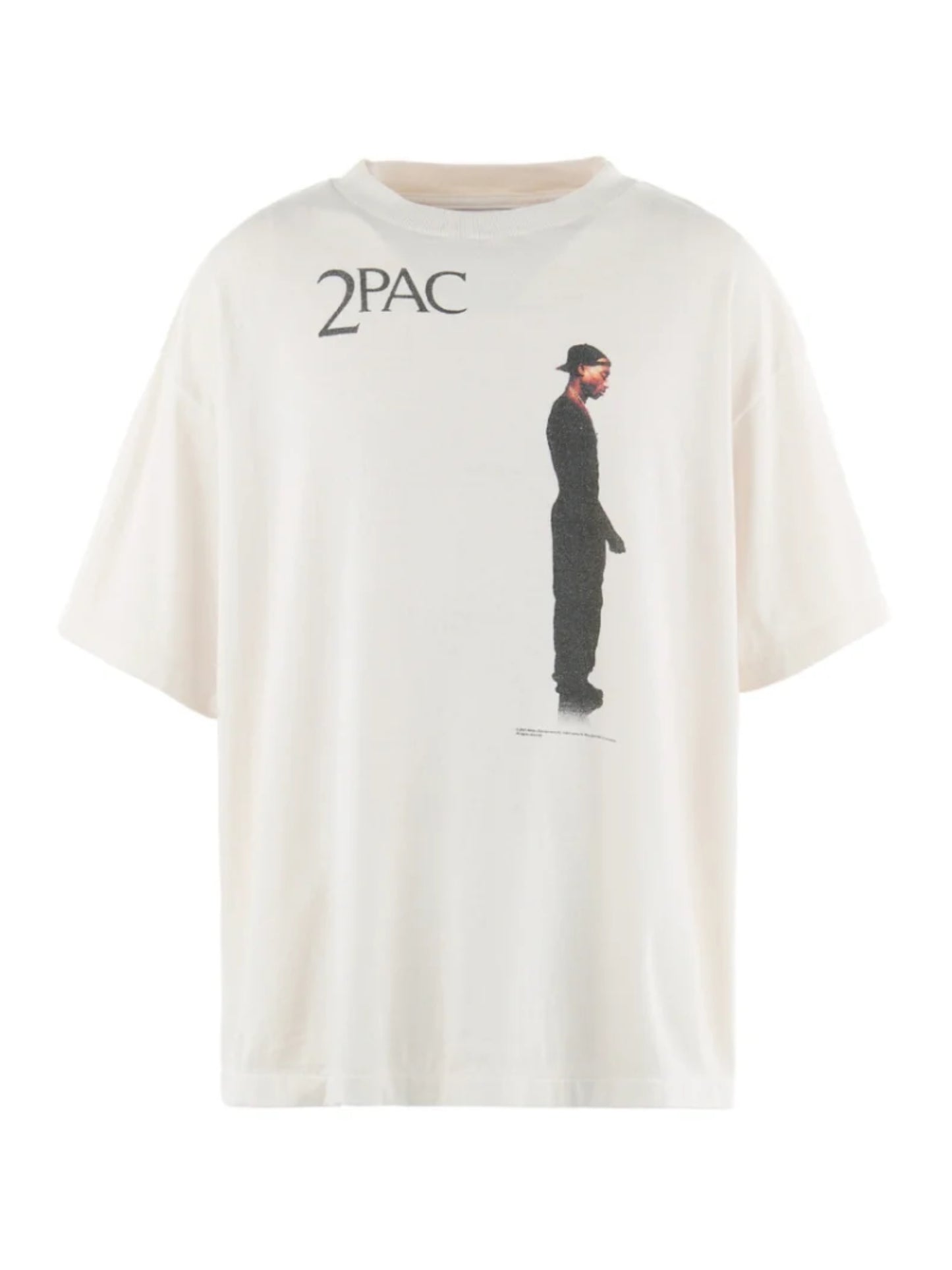 Saint Mxxxxxx × 2PAC SS Tee White