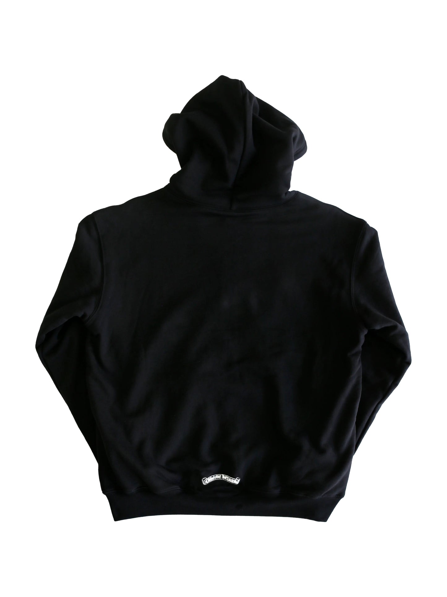 Chrome Hearts Vertical Logo Zip Hoodie Black
