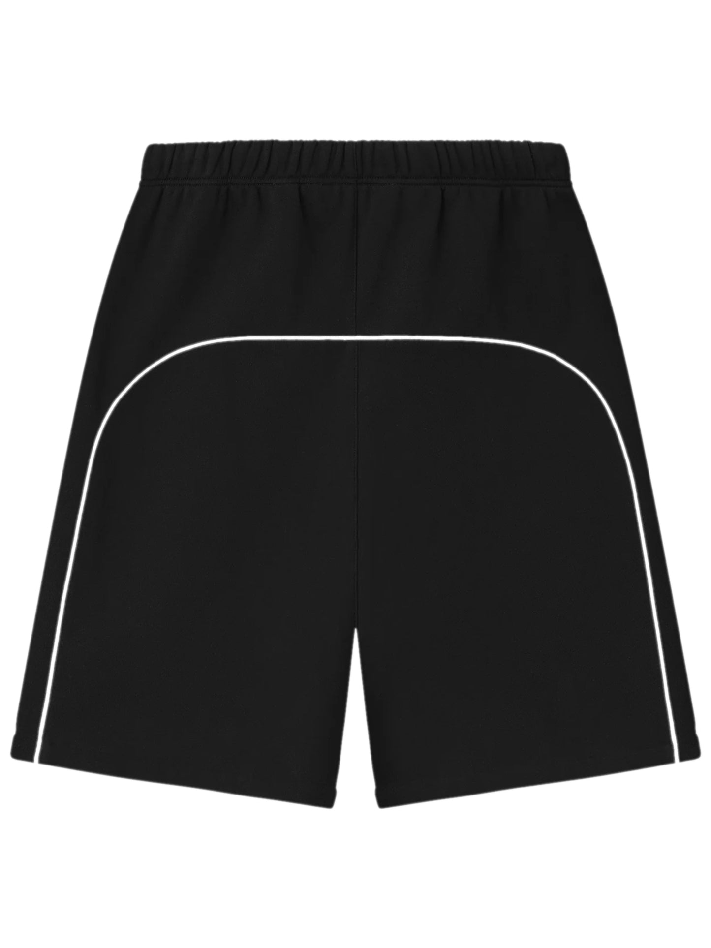 Essentials 25FW Relaxed Basketball Jersey Shorts With Piping Jet Black