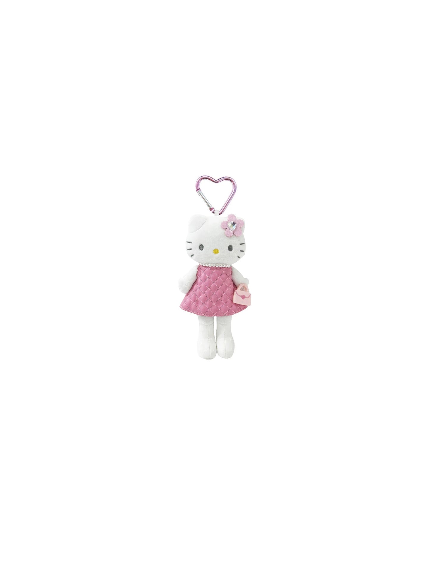 Hello Kitty Long Legs Pink Quilt Sanrio Style Up Mascot Keychain