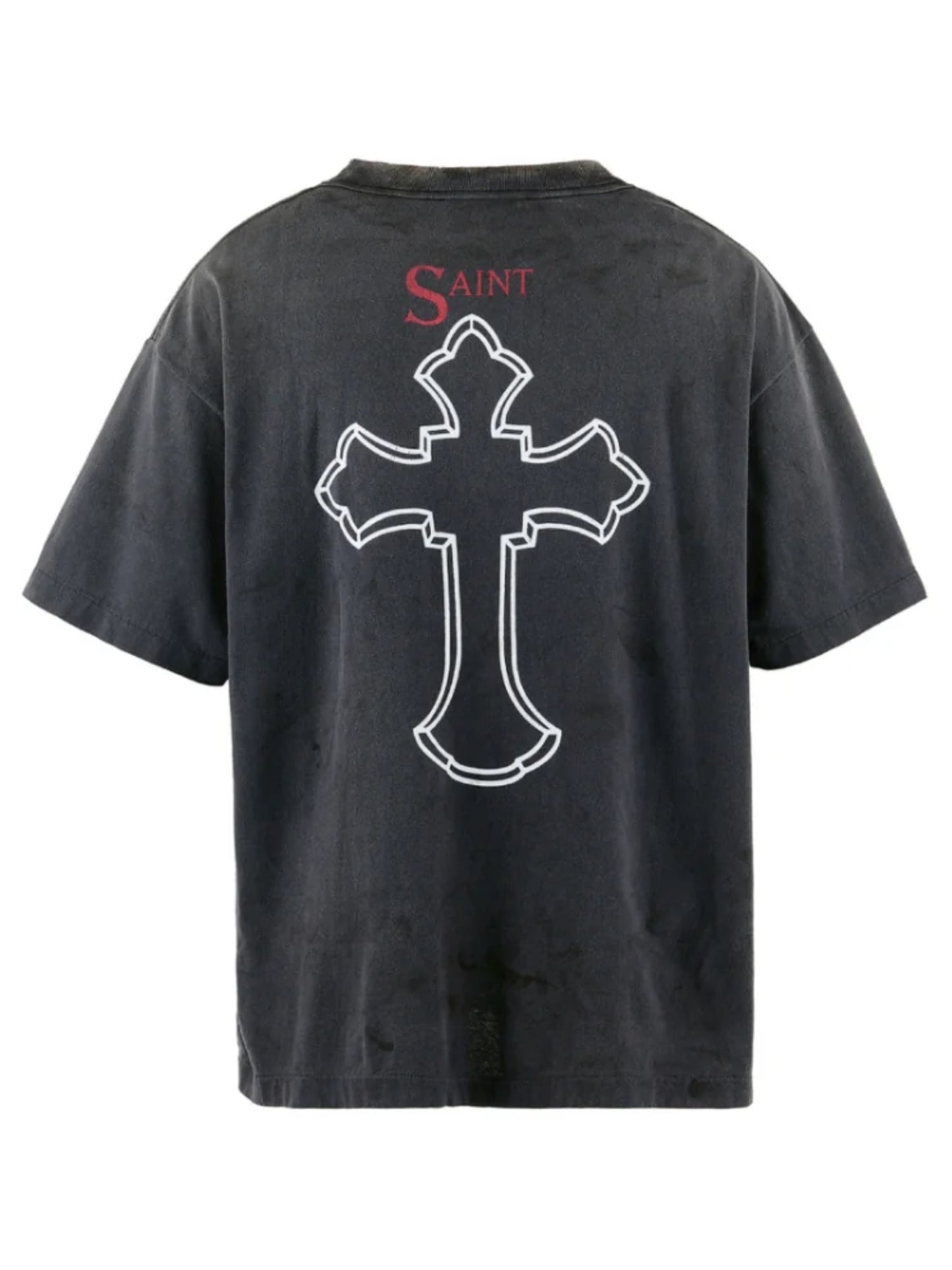Saint Mxxxxxx × 2PAC SS Tee Black