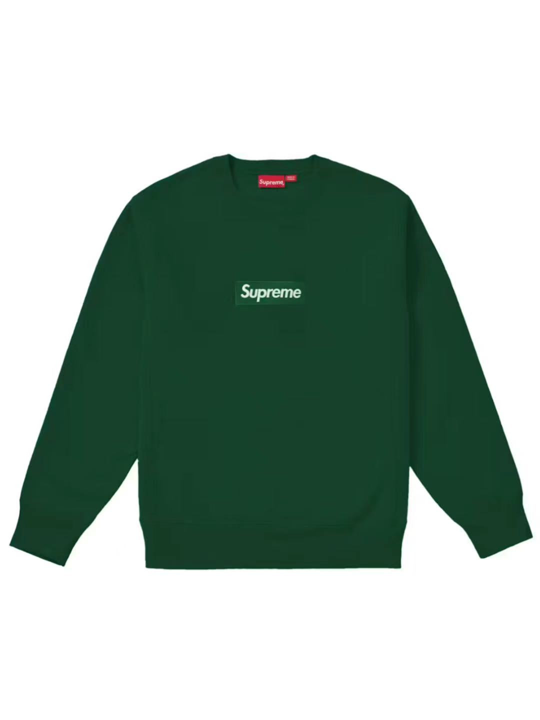 C-Supreme Dark Green Box Logo Crewneck Dark Green FW18 Size M