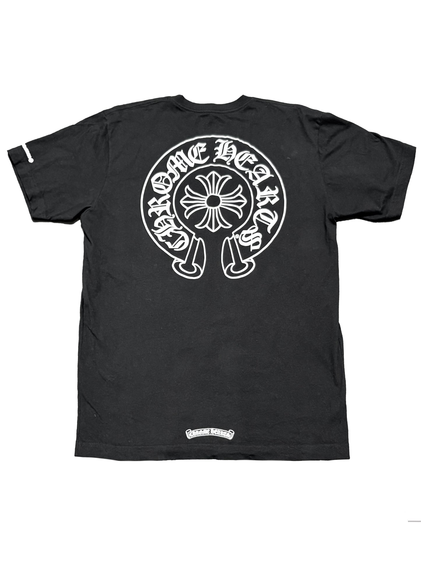 Chrome Hearts Horseshoe Logo Pocket Tee Black L C419233628-Used