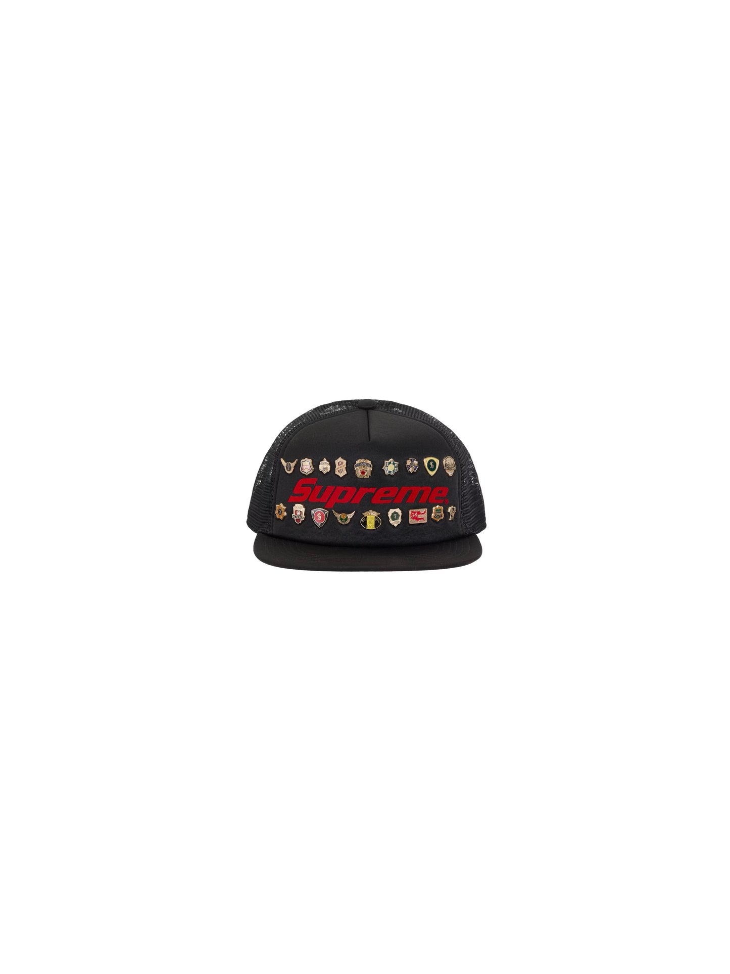 Supreme Pins Mesh Back 5-Panel Black