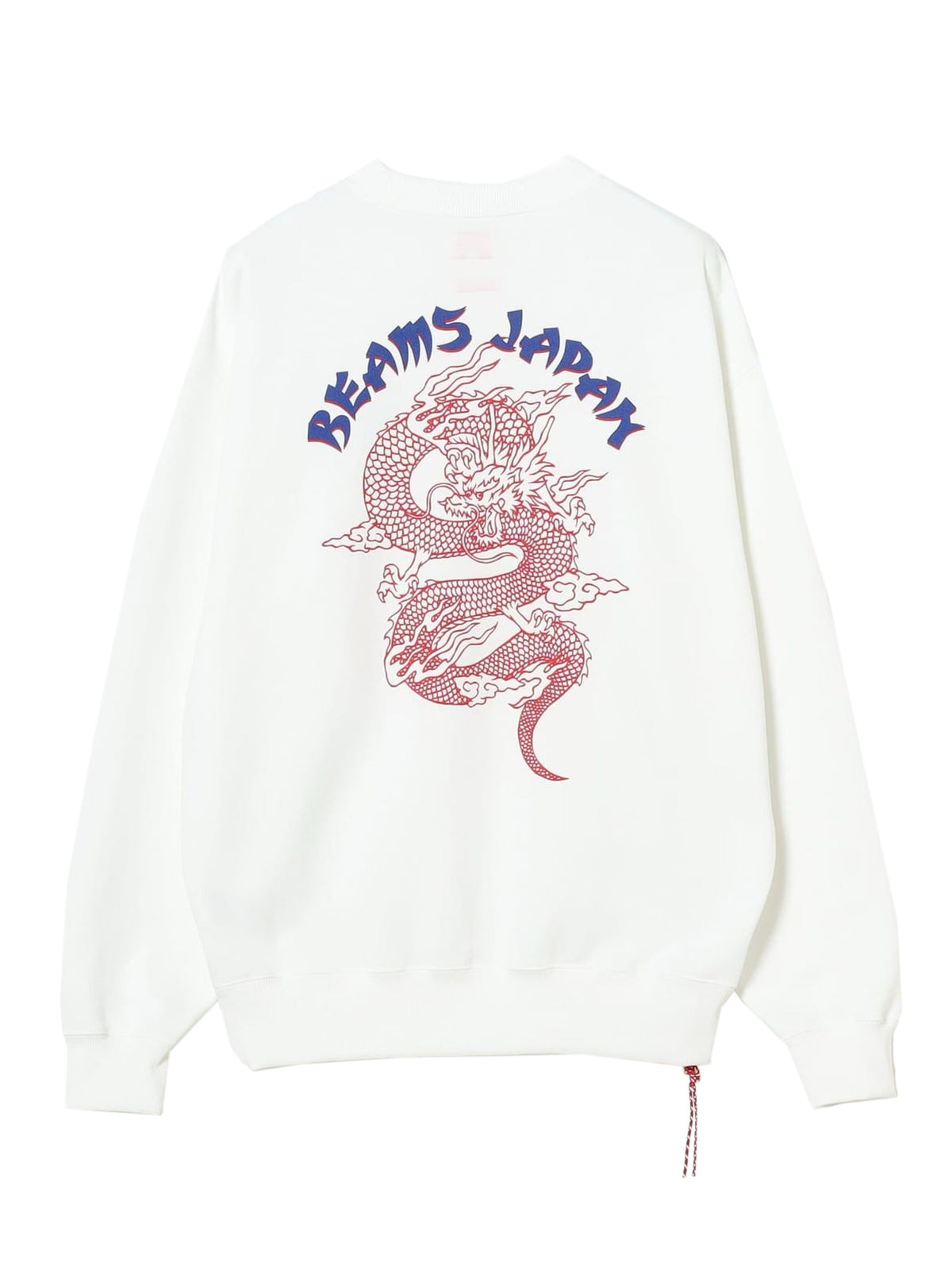 Beams Year Edition Graphic Printed Crewneck White
