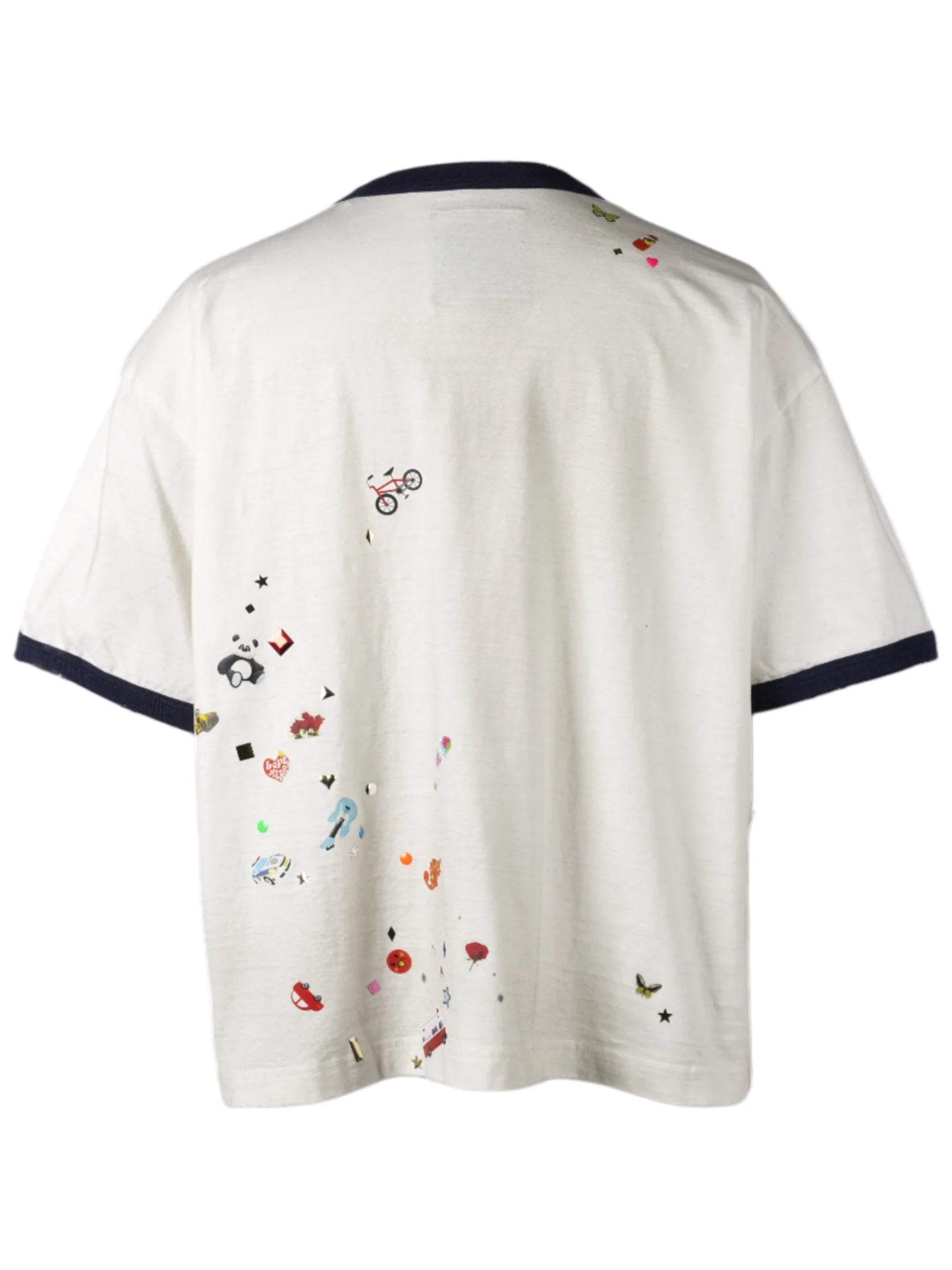 Maison MIHARA YASUHIRO Smiley Face Tee White