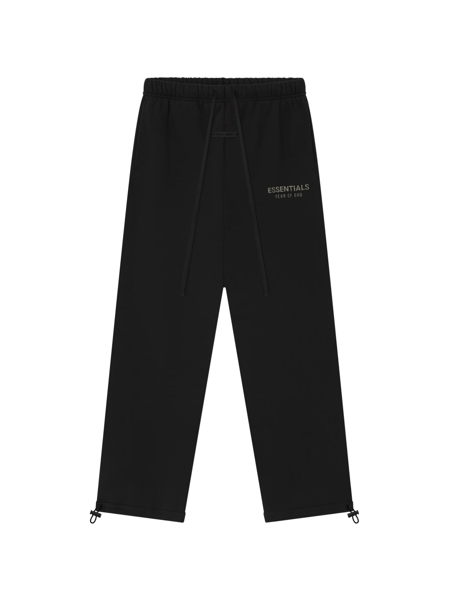 Essentials 25FW Relaxed Fleece Sweatpants Jet Black
