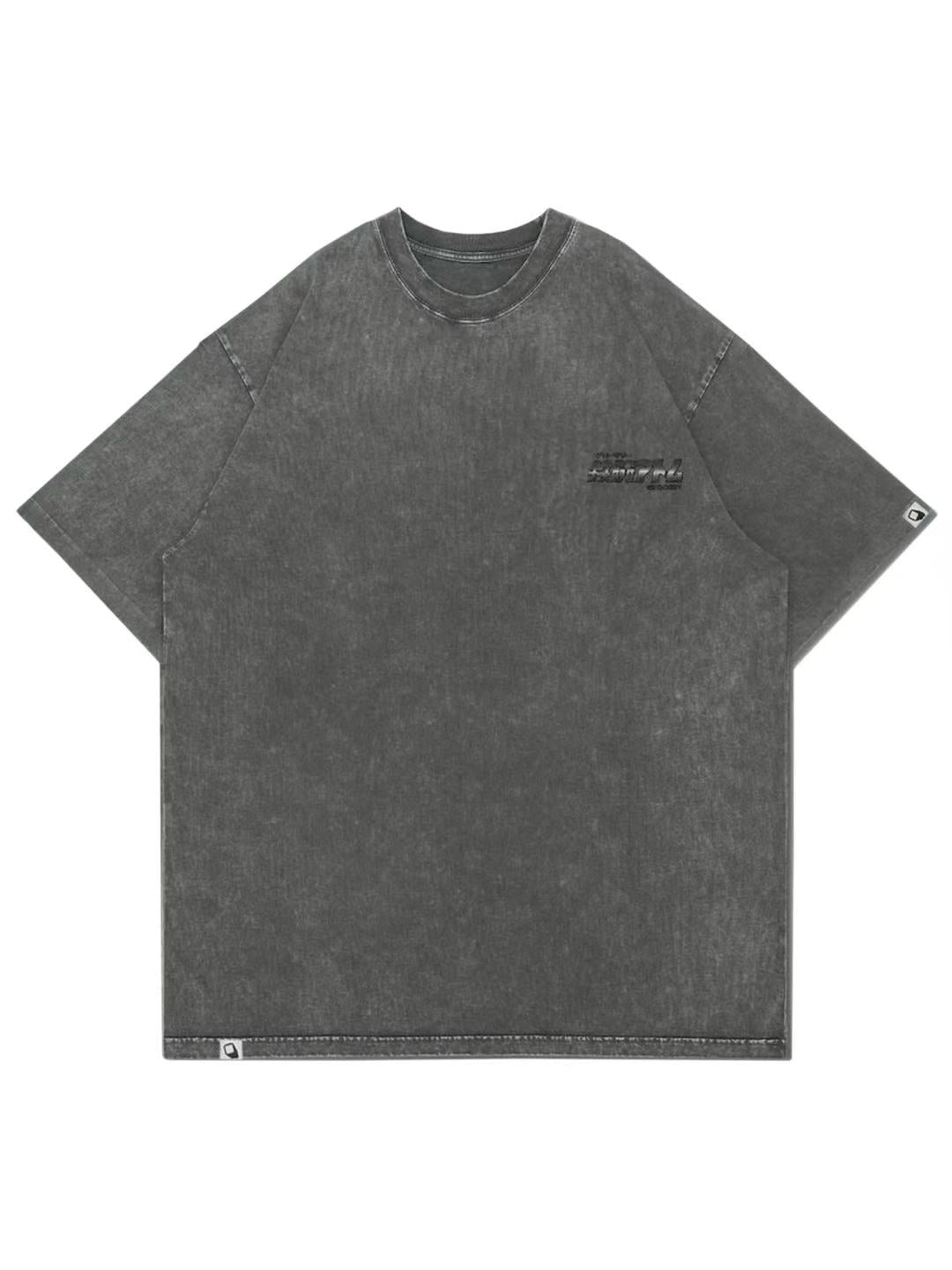 Grocery x Toy Qube Astro Boy Washed Heart Tee Washed Charcoal