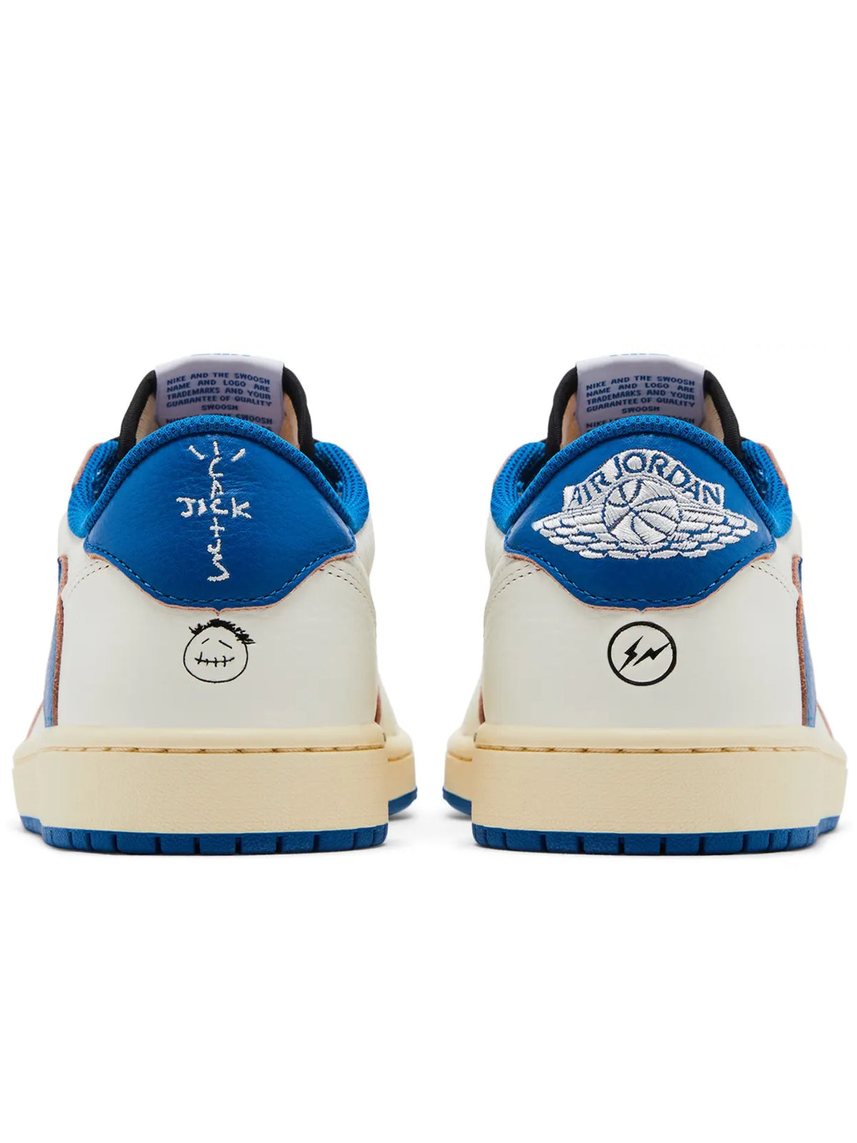 Air Jordan 1 Low x Fragment Design x Travis Scott Sail Military Blue DM7866-104