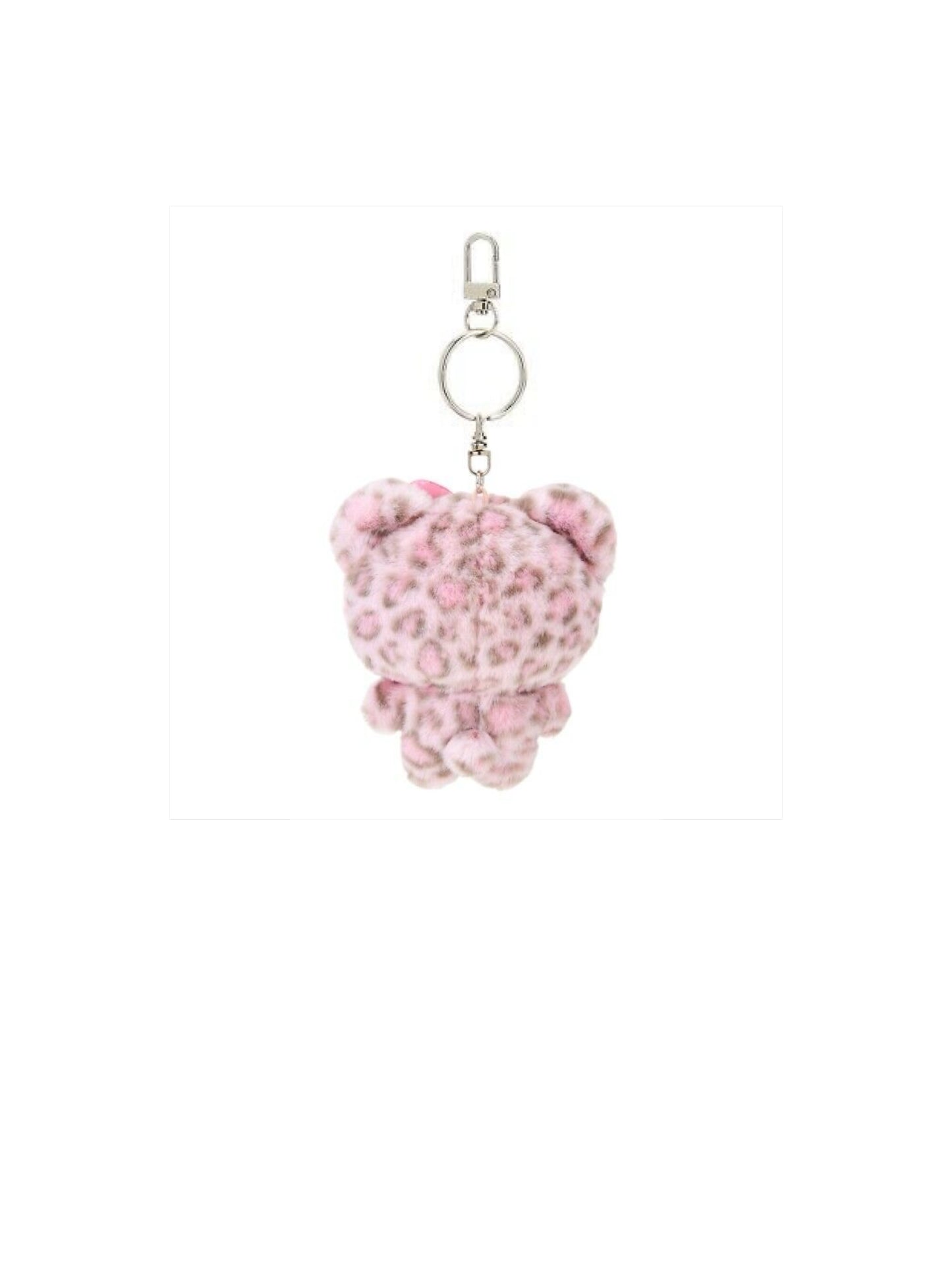 Sanrio Gal Bear Leopard Print Hello Kitty Keychain Pink