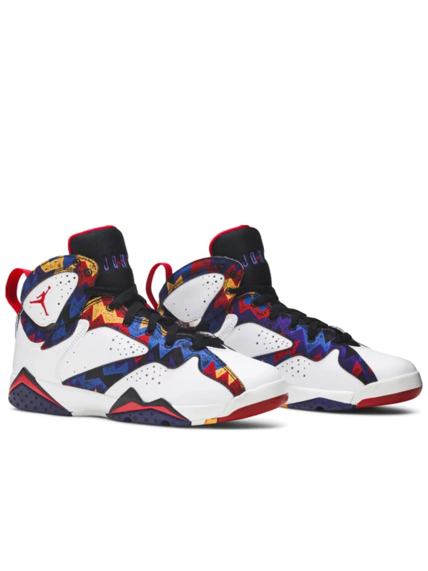 Air Jordan 7 Retro BG White/Unvrsty RD-Blk-Bright CNC 304774-142