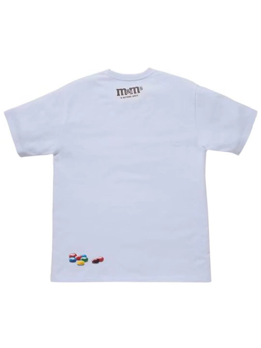 Bape x M&M's Ape Head Tee White