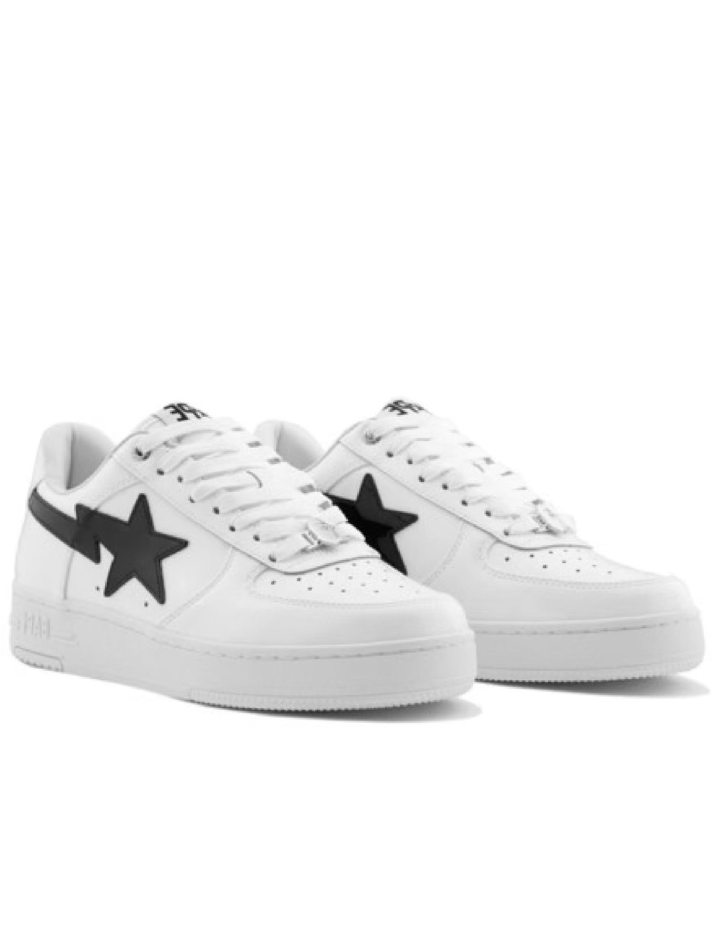 Bape Sta #1 M2 Patent Leather Sneaker White