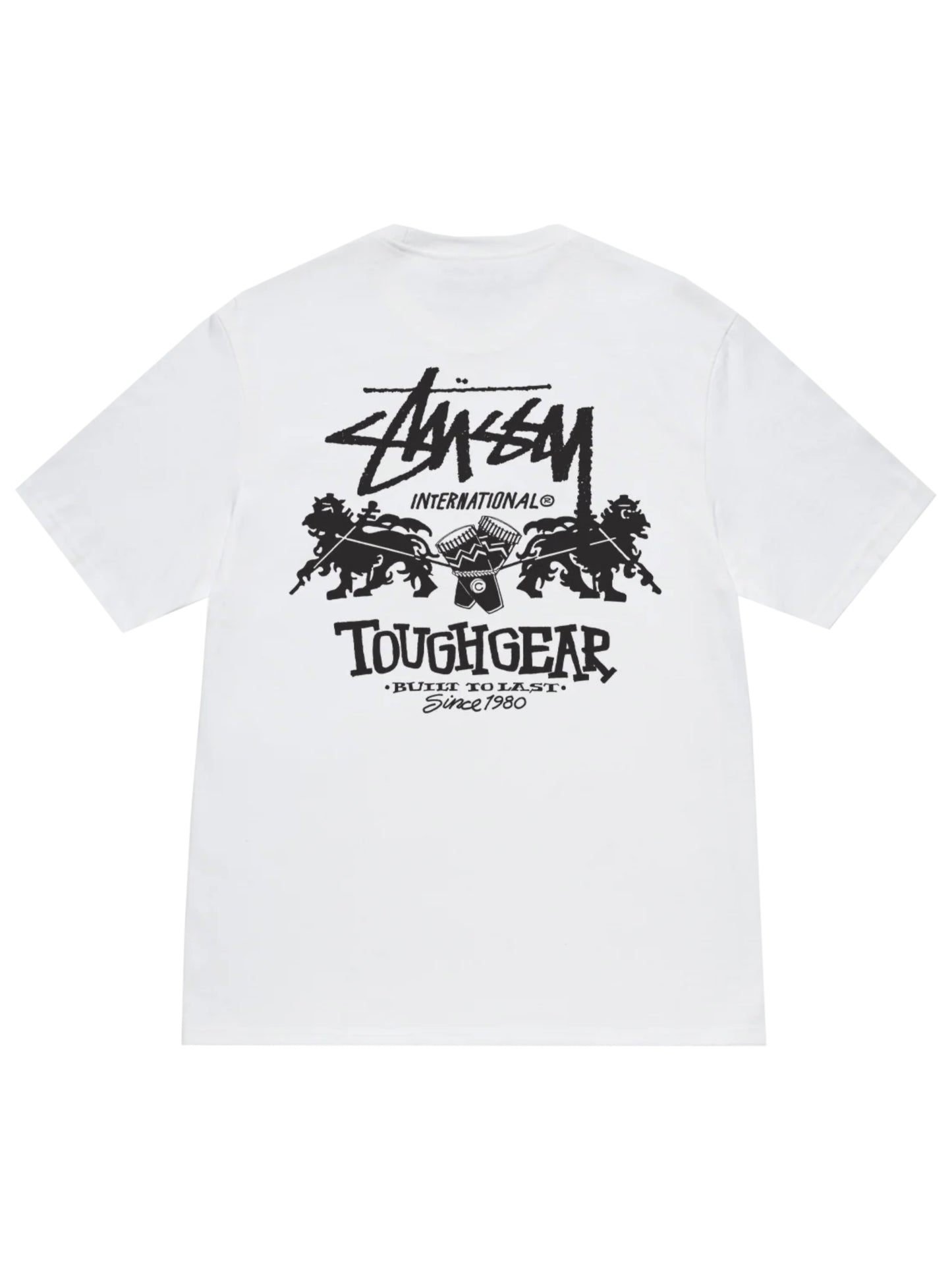 Stussy Tough Gear International Tee White