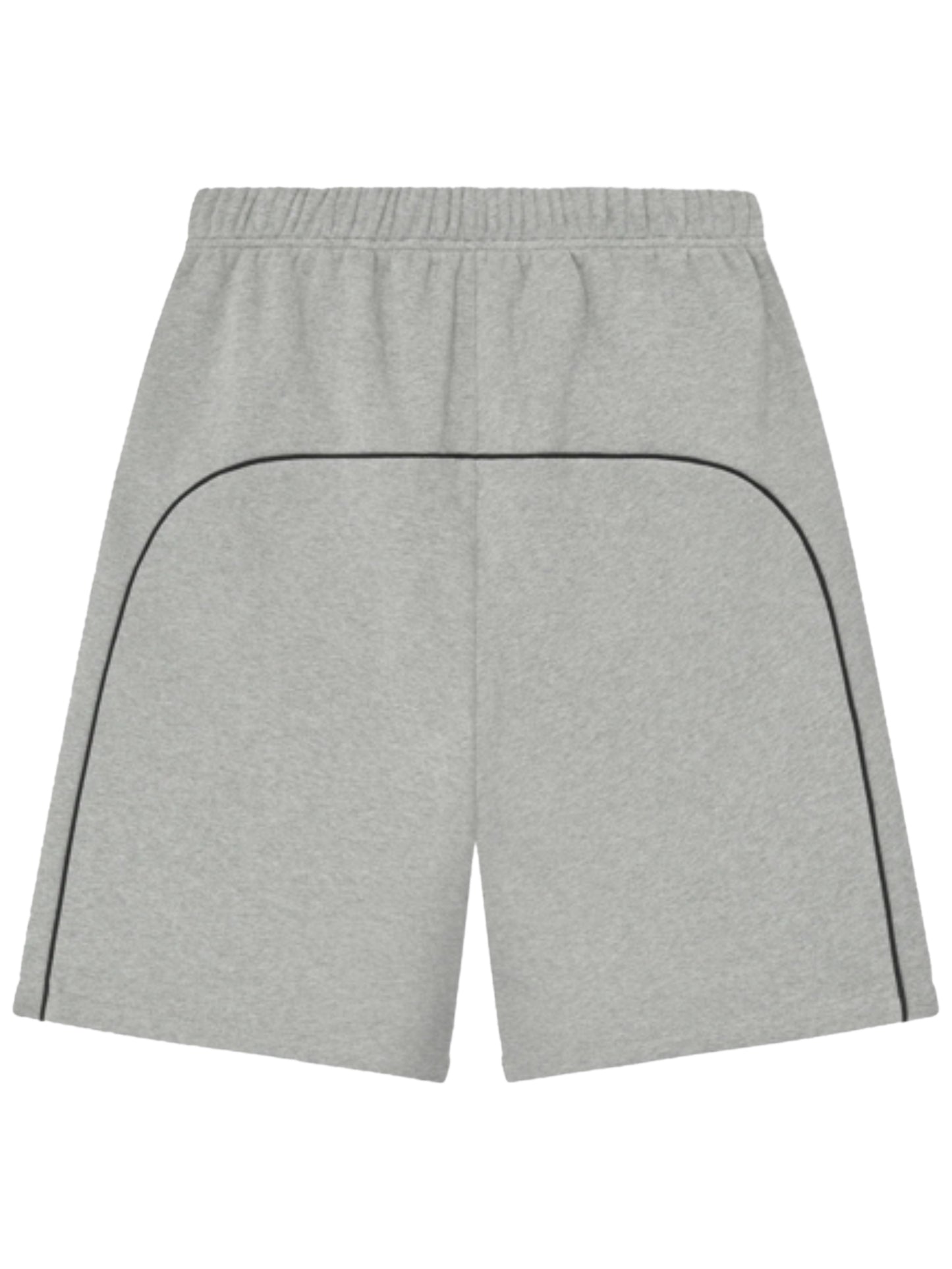 Essentials 25FW Relaxed Basketball Jersey Shorts With Piping Concrete Heather Black