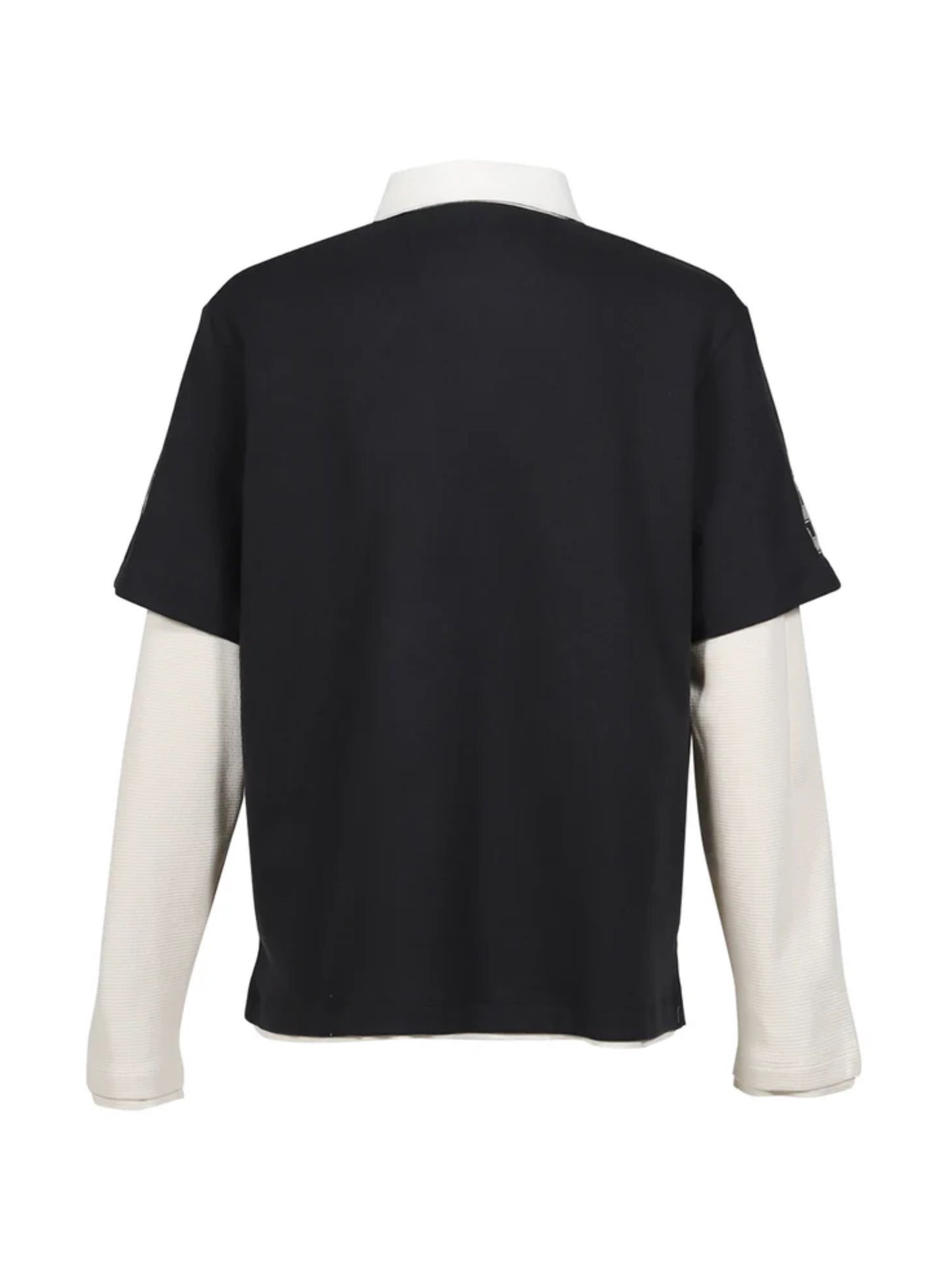 MISBHV Forever Double Layered Polo Black White