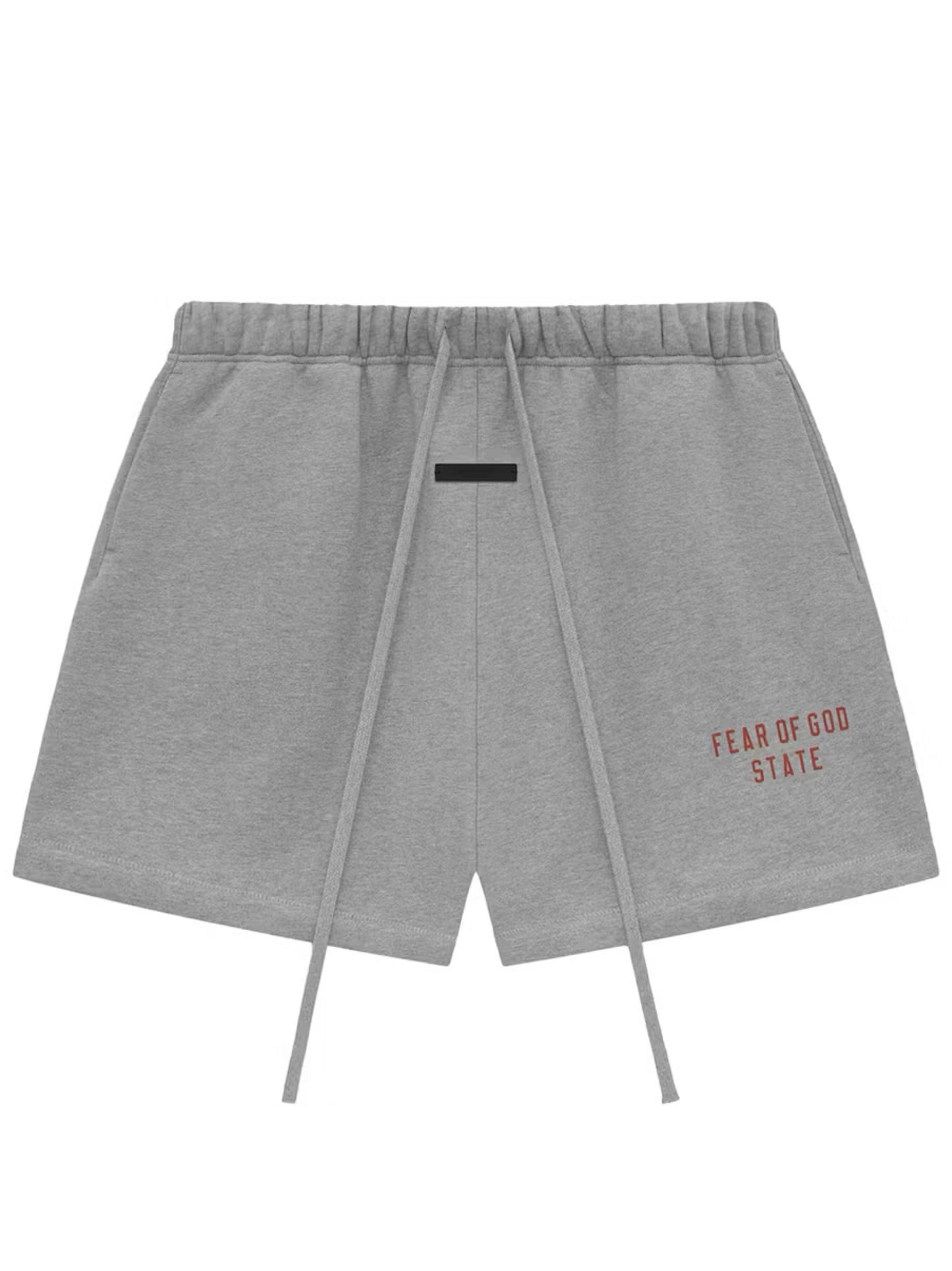 Essentials 24Fw Fleece Soccer Shorts Dark heather
