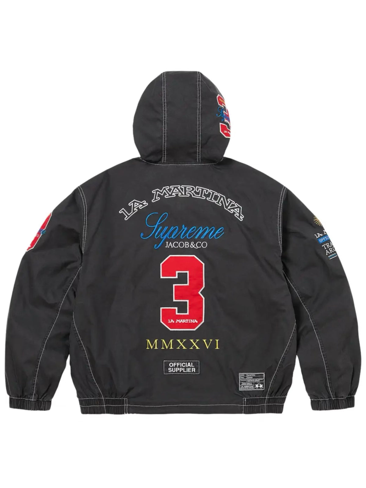 Supreme La Martina Jacob & Co Lightweight Hooded Jacket Black