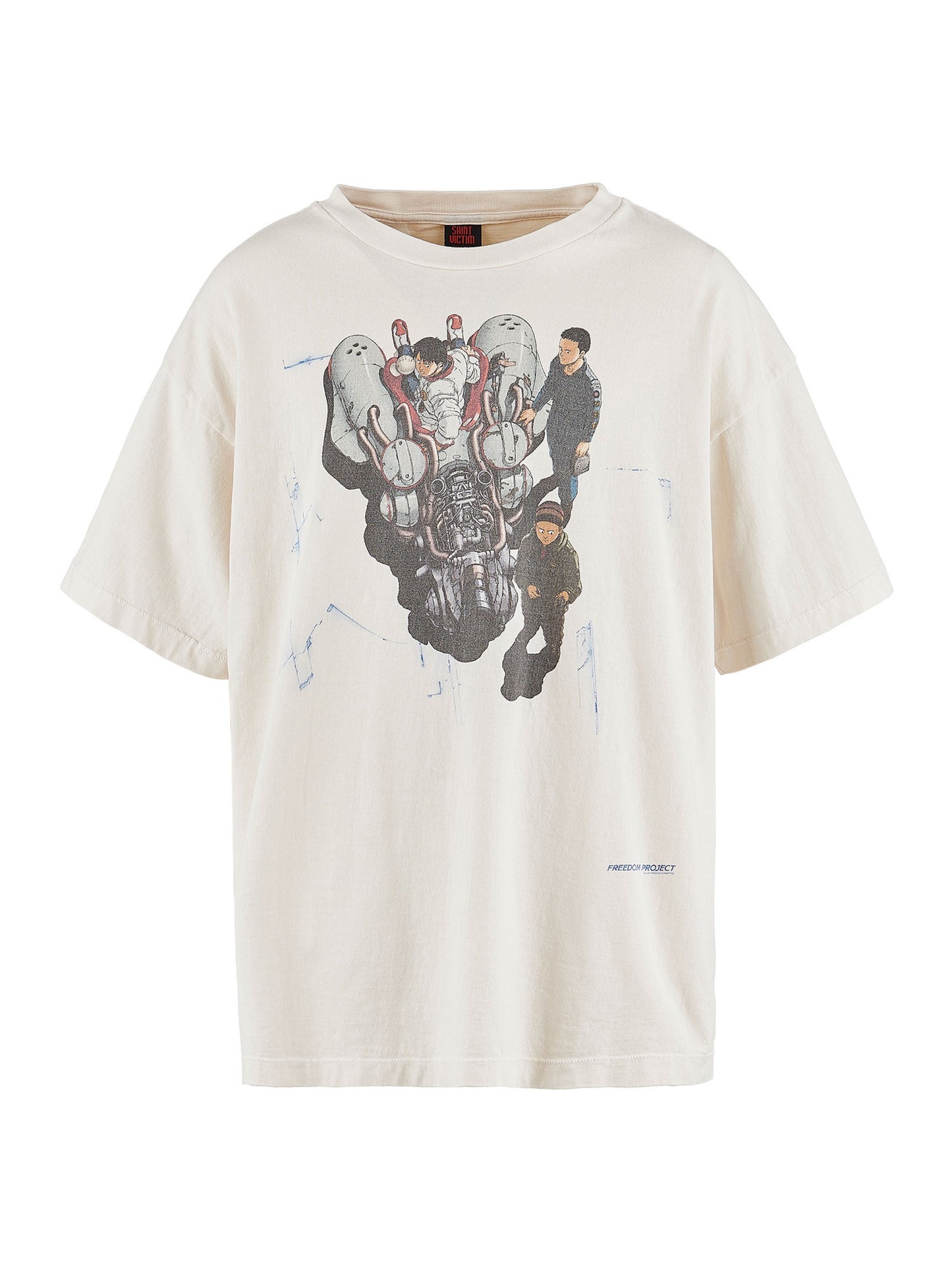 Saint Michael Bike Tee White