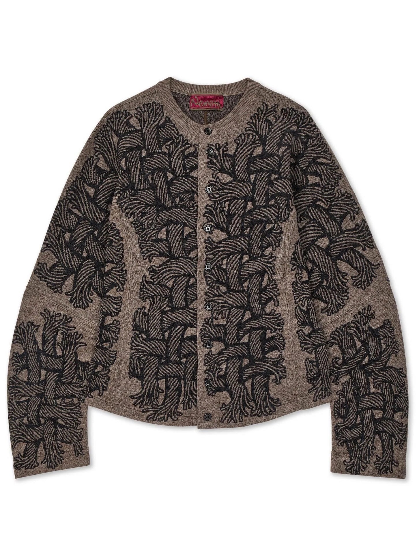 Nemeth 203K Wool Knit Cardigan Beige