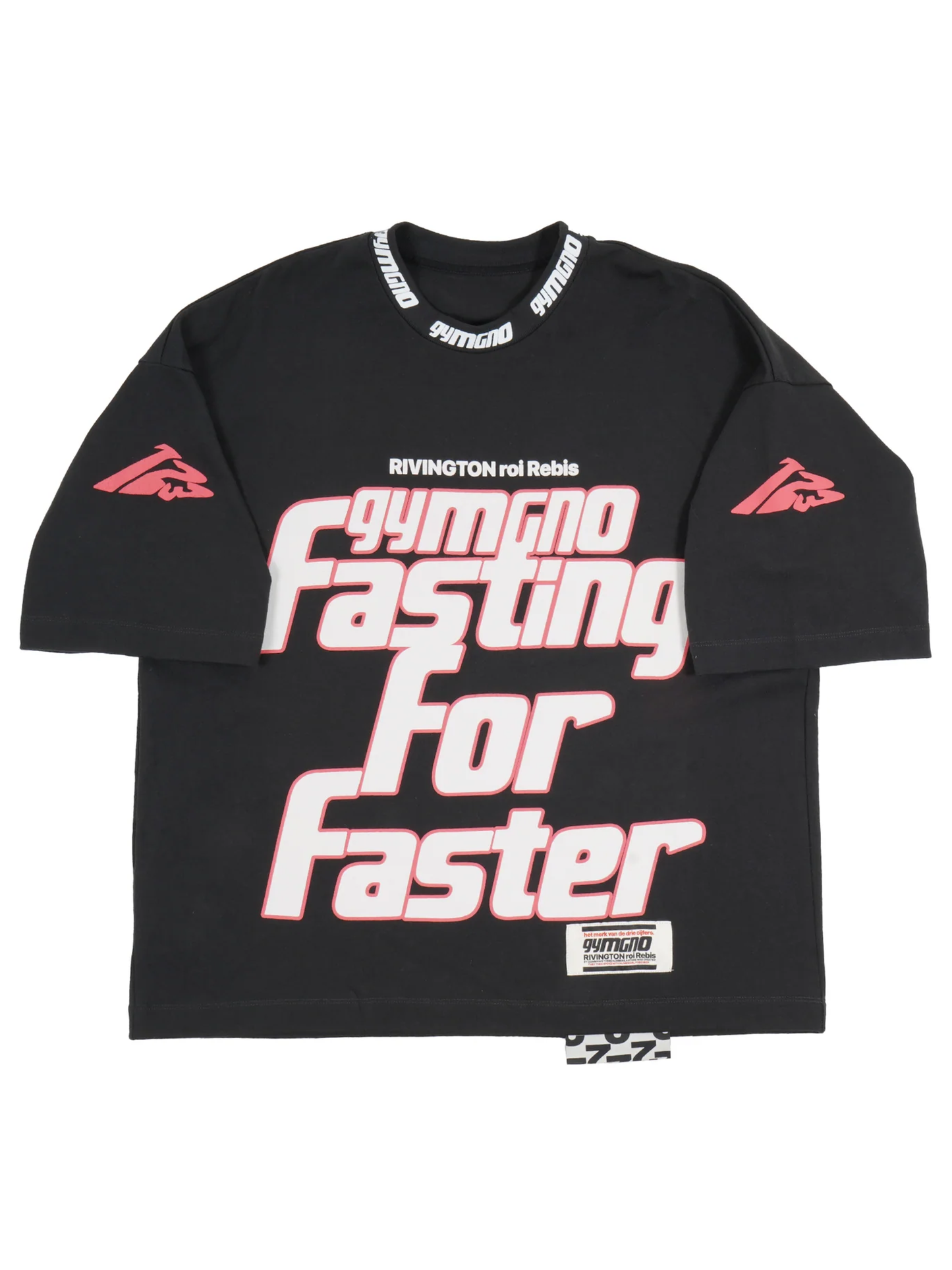 RRR123 FASTING FOR FASTER Tee Black