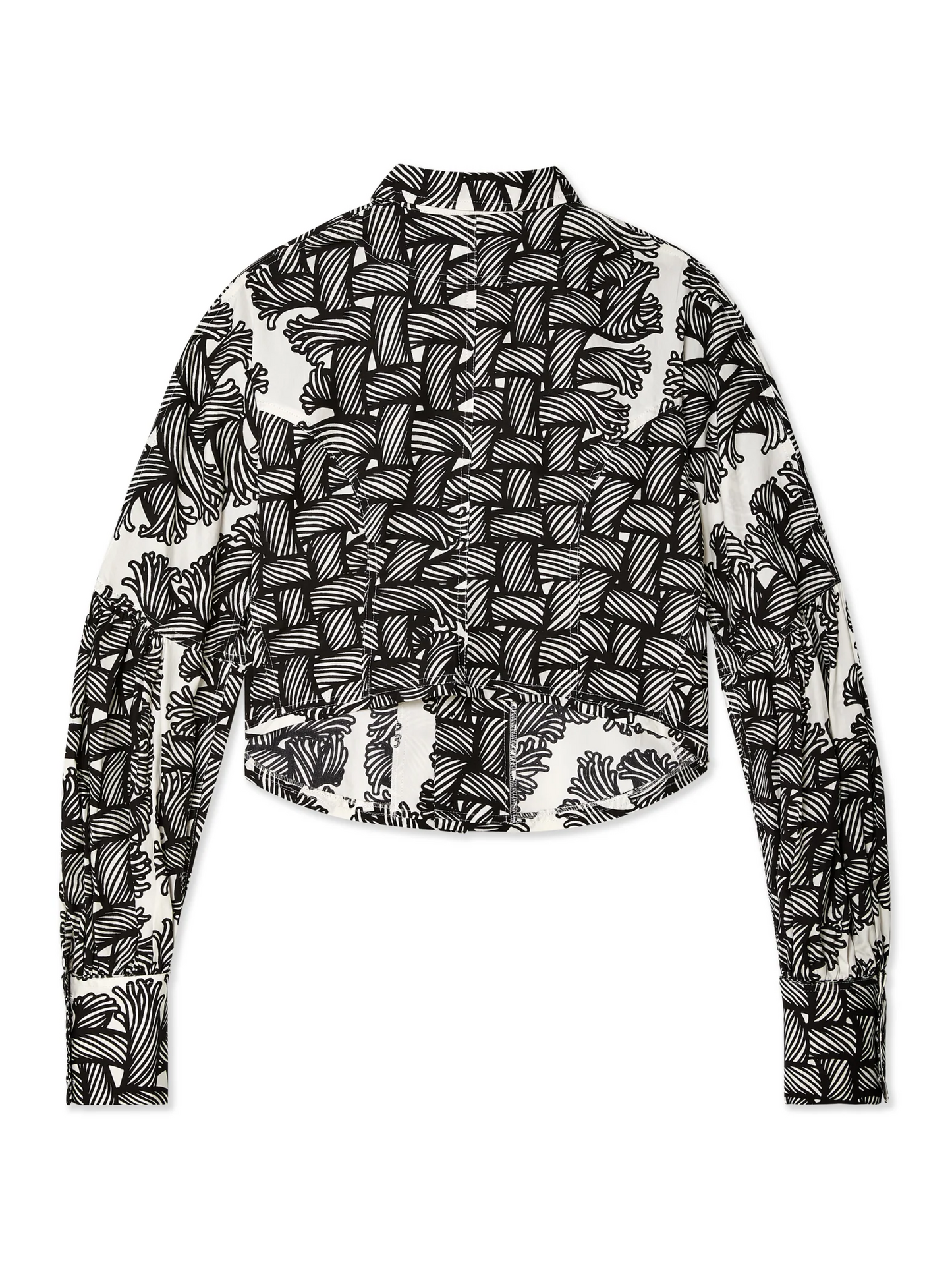 Nemeth 203D Full Printing Shirt Black White
