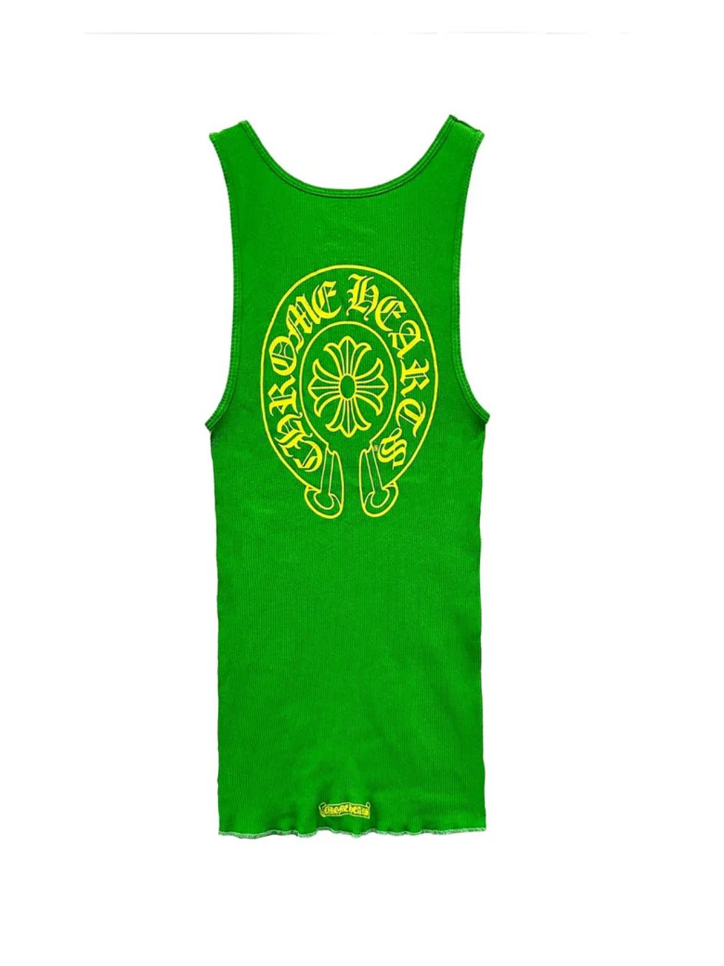 Chrome Hearts T Shape Logo Tank Top Green