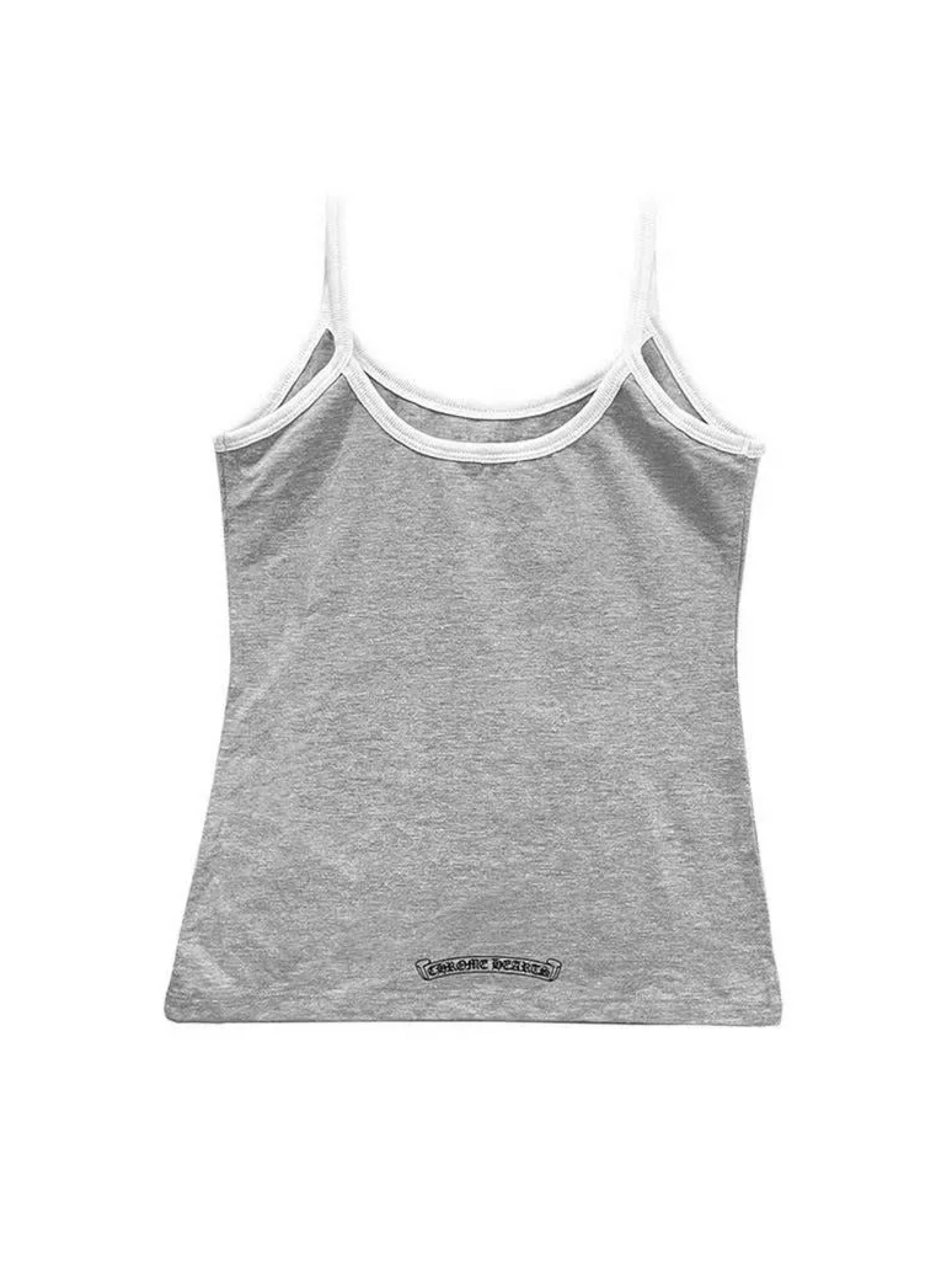 Chrome Hearts Horseshoe Logo Roller Skates Tank Top Grey