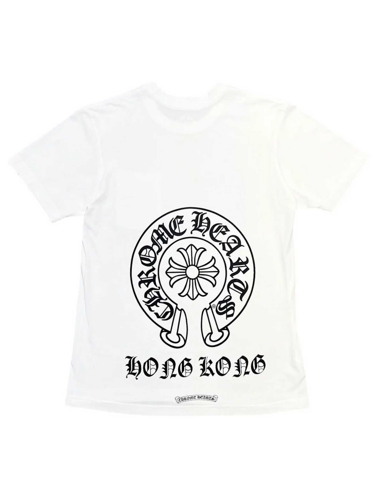 Chrome Hearts Horseshoe Logo HONGKONG Exclusive Pocket Tee White