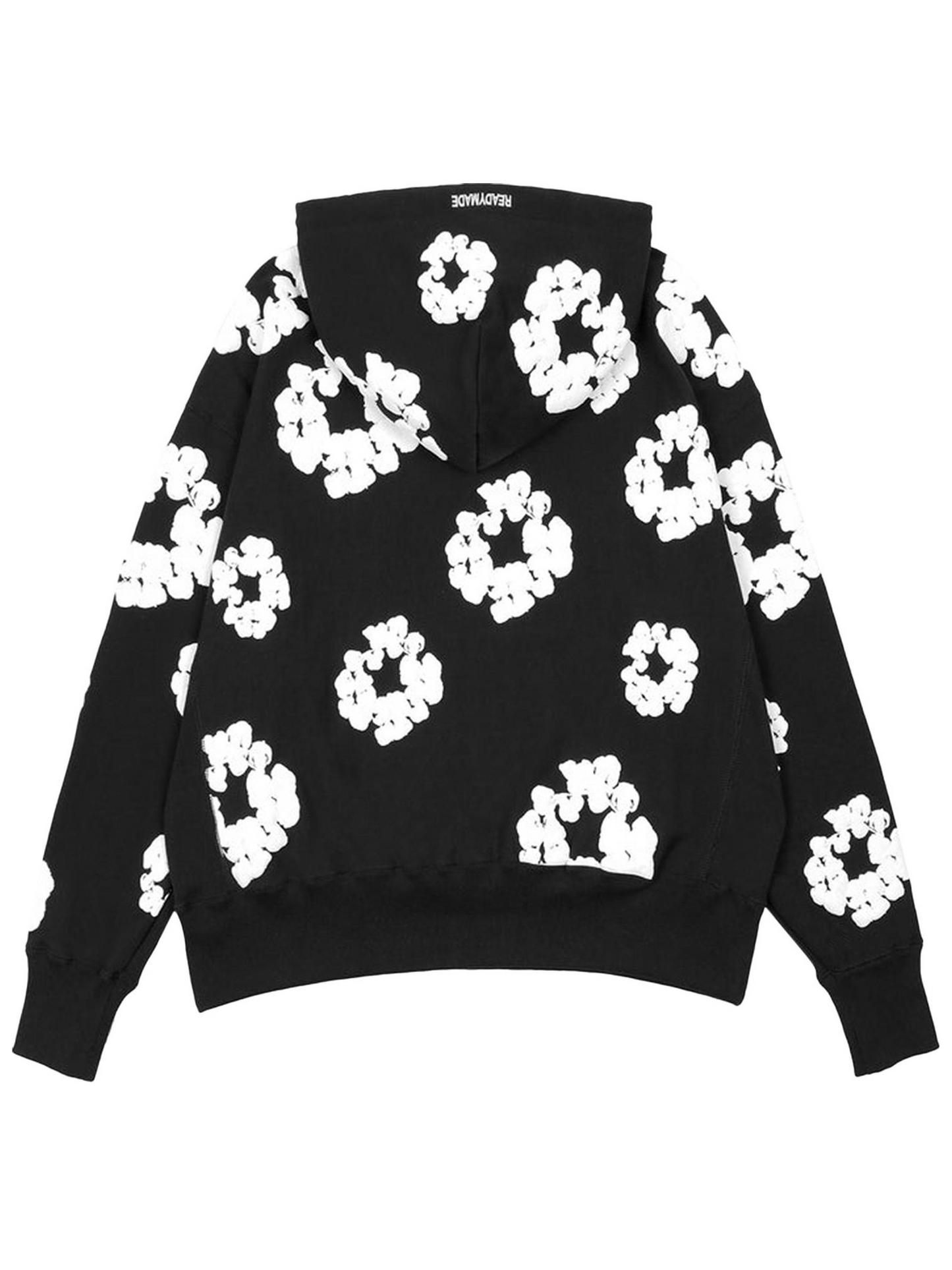 READYMADE x Denim Tears Cotton Wreath Hoodie Black/White