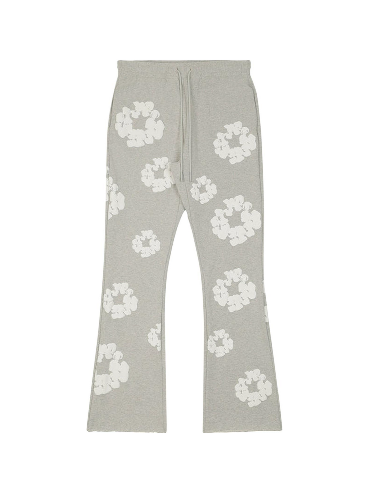 READYMADE x Denim Tears Cotton Wreath Flare Sweatpants Grey/White