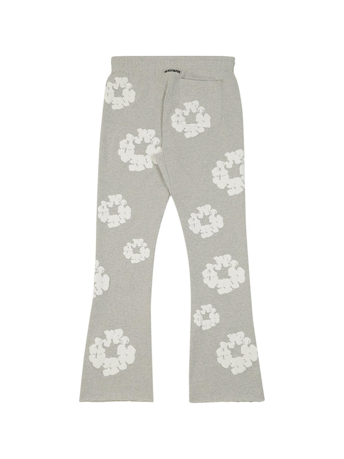 READYMADE x Denim Tears Cotton Wreath Flare Sweatpants Grey/White