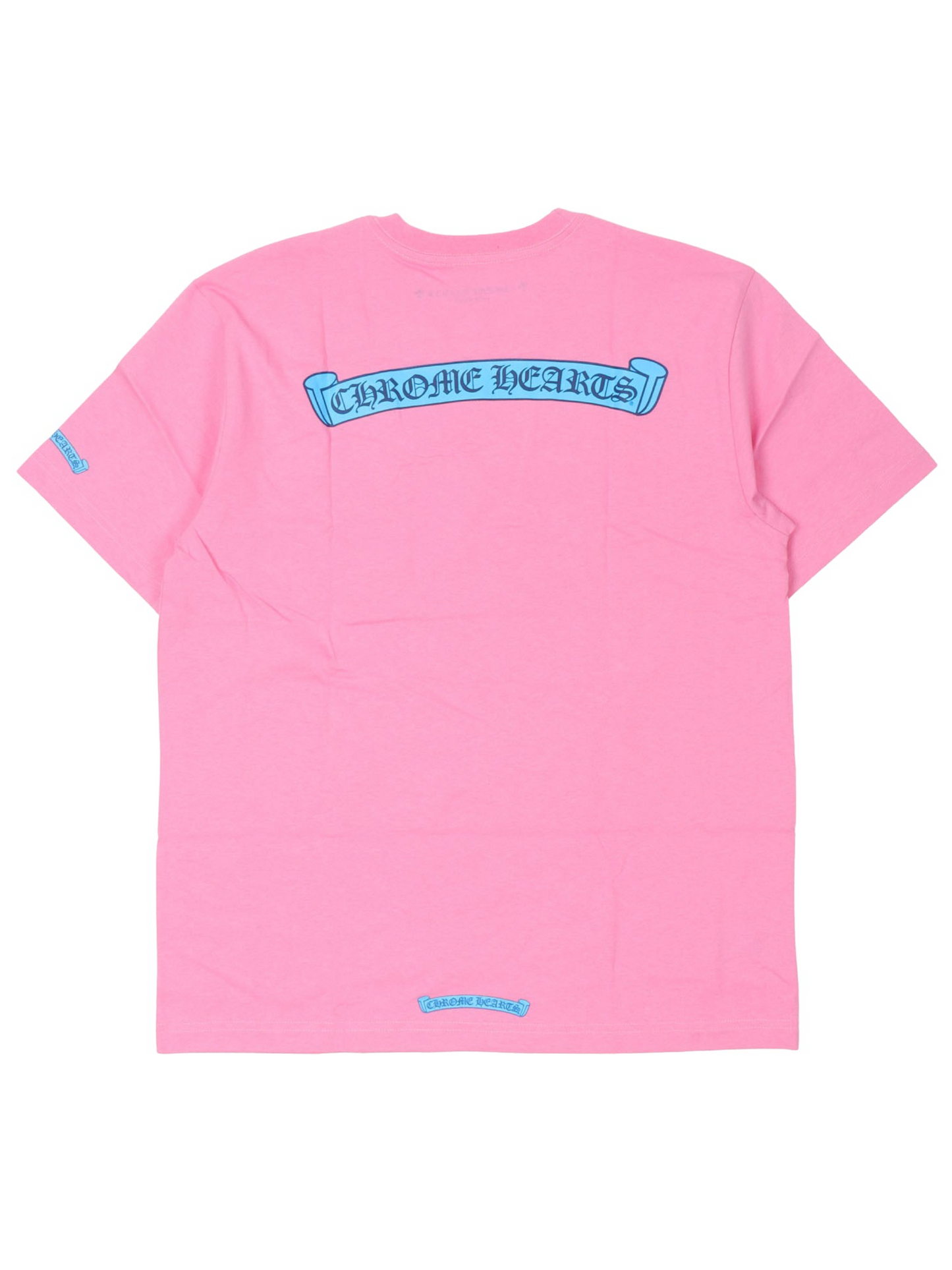 Chrome Hearts Scroll Logo Pocket Tee Pink