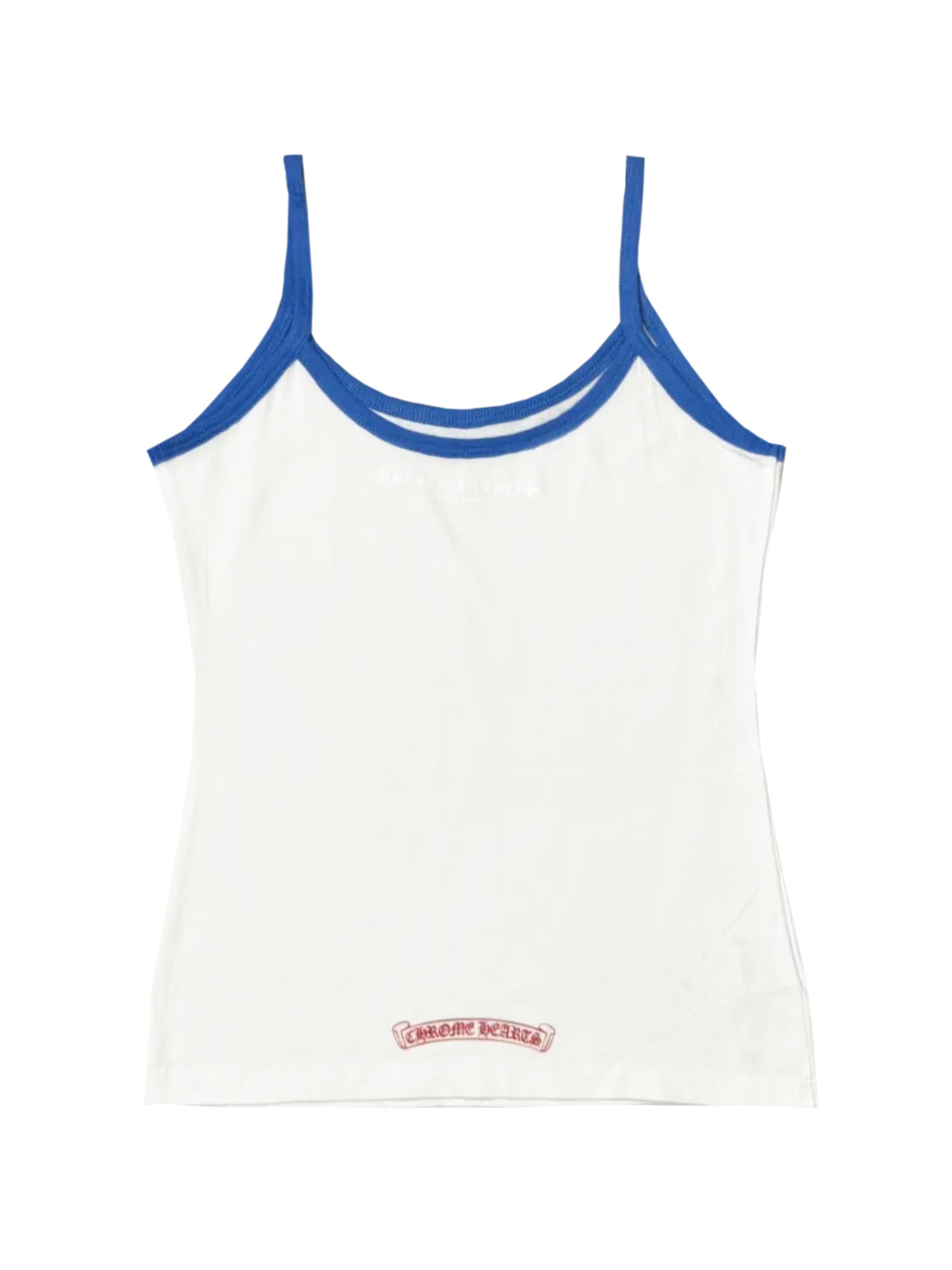 Chrome Hearts Horseshoe Logo Roller Skates Tank Top White Blue