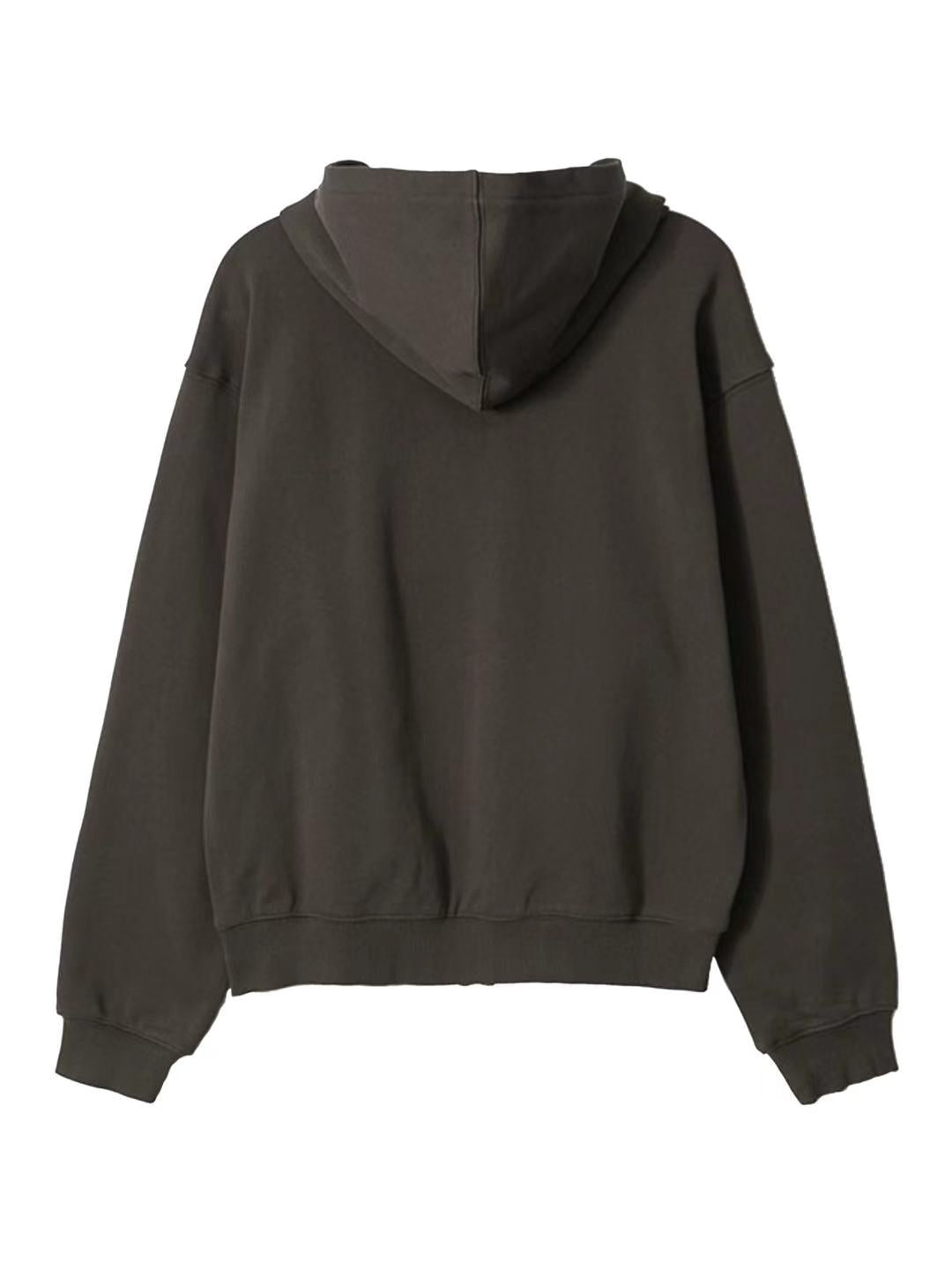 KiJun SORRY Zip-Up Hoodie Charcoal