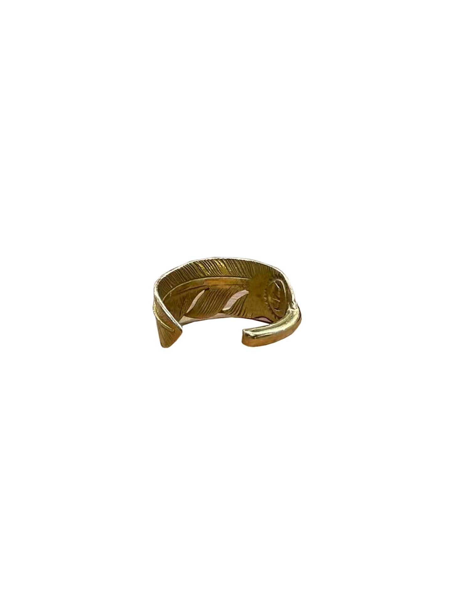 Goros Feather Ring Gold